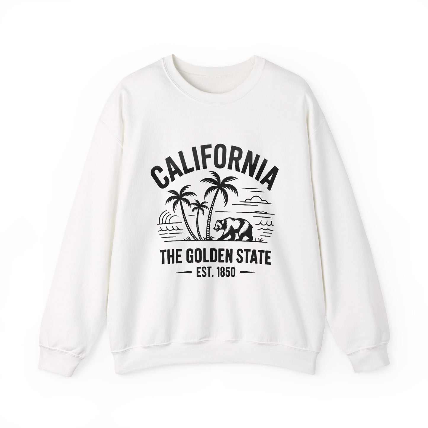 California Crewneck Sweatshirt, Cozy California Sweatshirt, Unisex Crewneck, Retro Gift, Casual Wear, Gift for Travel Lovers
