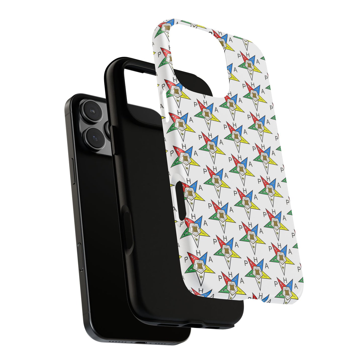 Colorful Phone Case for Tough Cases Lovers, Customizable Phone Accessories, Unique Gift, Durable Phone Cover, Fun Patterned Case