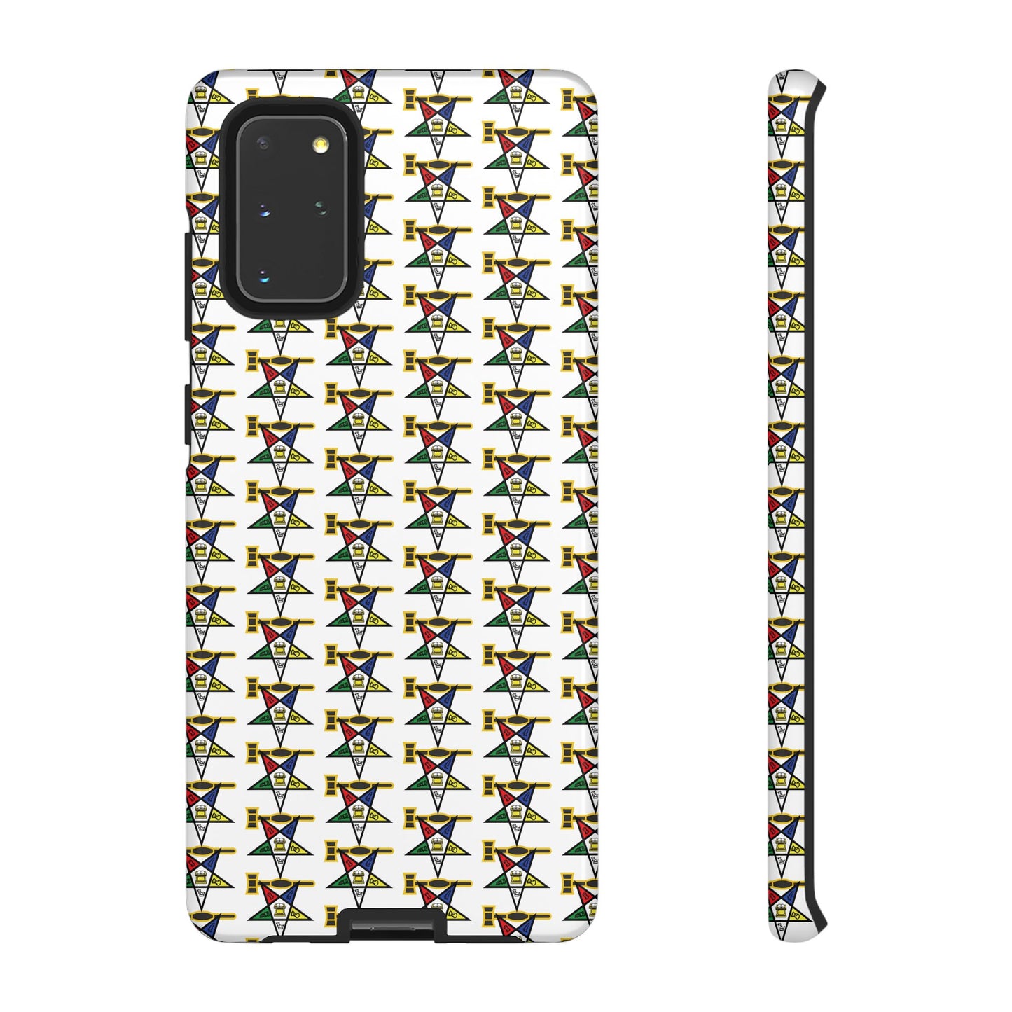Tough Cases iPhone Case, Colorful Geometric Phone Cover, Unique Gift for Tech Lovers, Durable Phone Accessories, Trendy Phone Protector