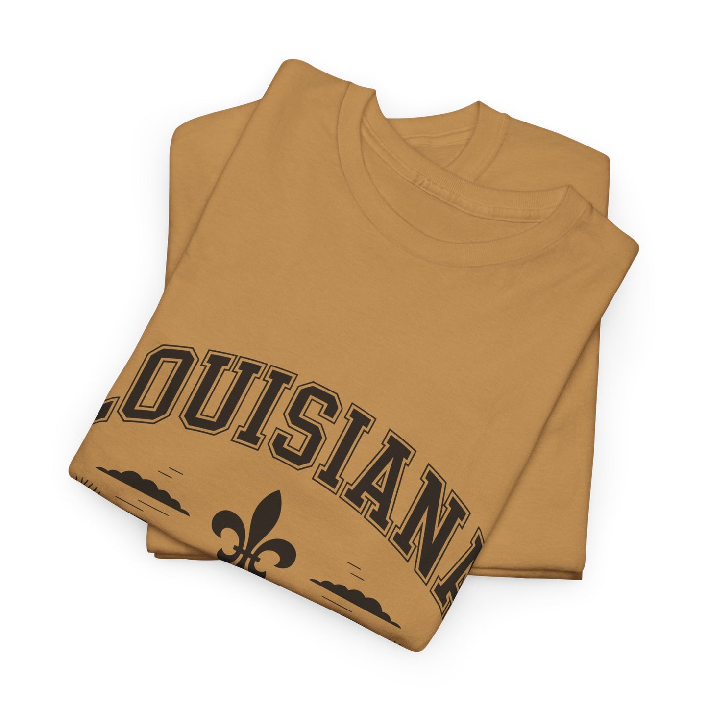 Louisiana State Pride Tee, Unisex Heavy Cotton T-Shirt, Perfect for Souvenir, Gift, Louisiana Lover, Home State Shirt