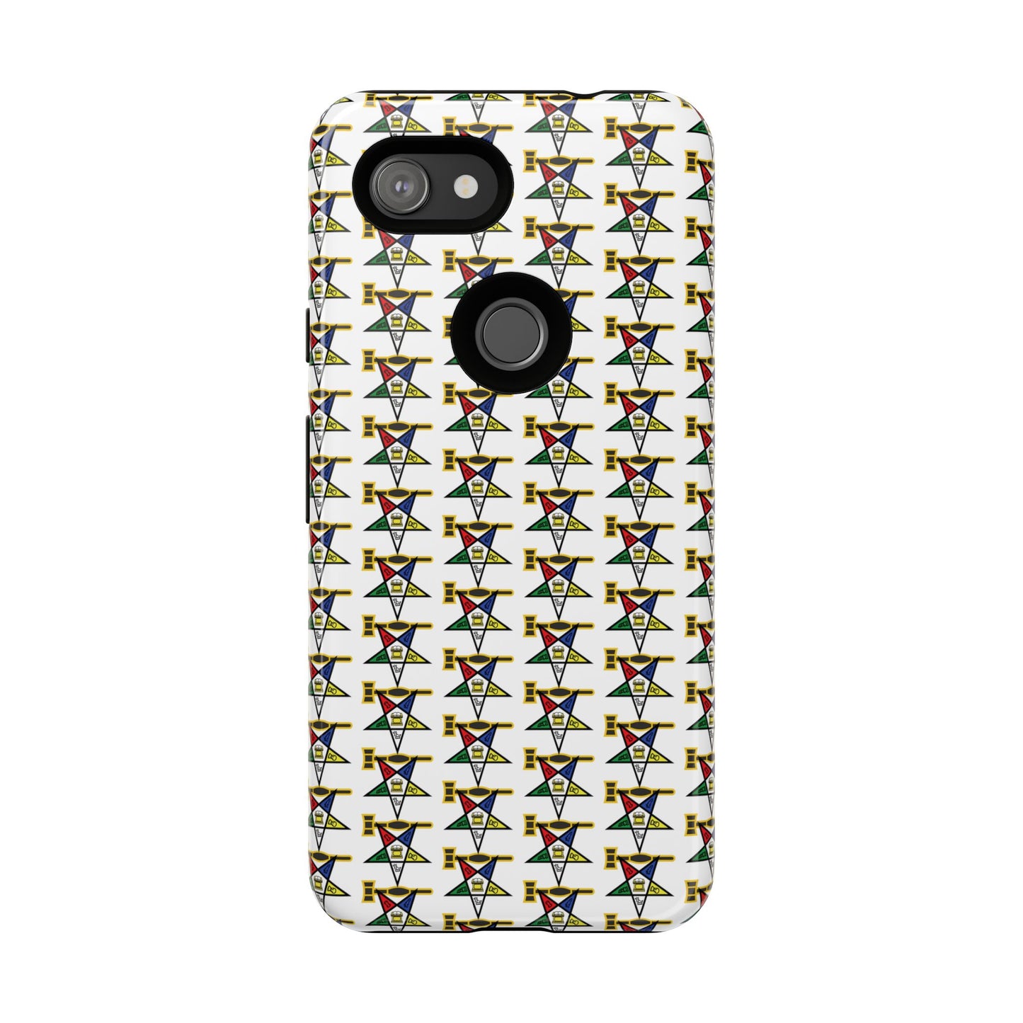 Tough Cases iPhone Case, Colorful Geometric Phone Cover, Unique Gift for Tech Lovers, Durable Phone Accessories, Trendy Phone Protector