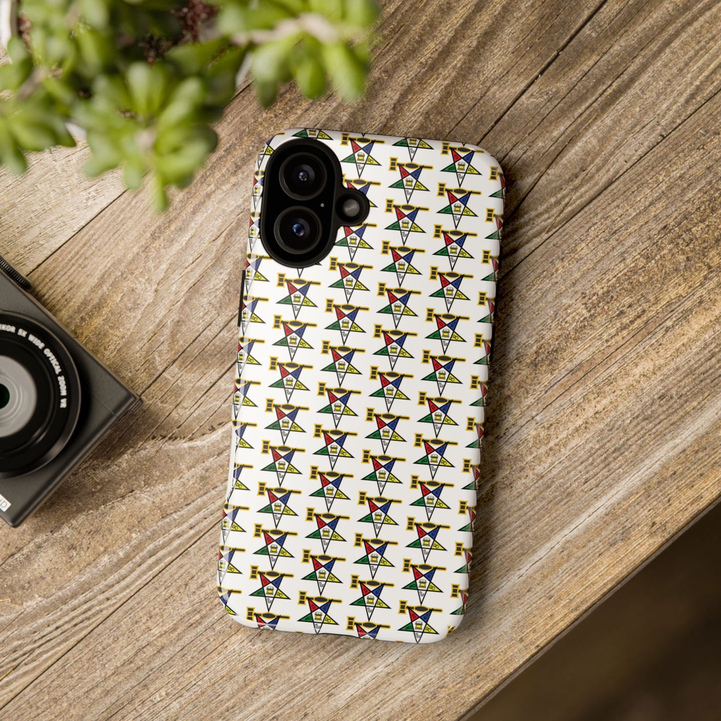 Tough Cases iPhone Case, Colorful Geometric Phone Cover, Unique Gift for Tech Lovers, Durable Phone Accessories, Trendy Phone Protector