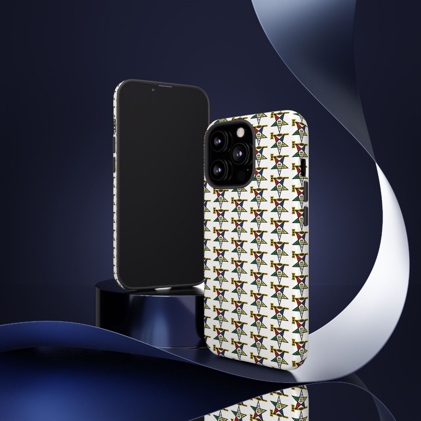 Tough Cases iPhone Case, Colorful Geometric Phone Cover, Unique Gift for Tech Lovers, Durable Phone Accessories, Trendy Phone Protector