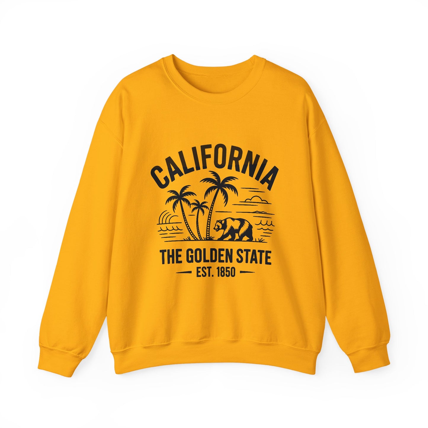 California Crewneck Sweatshirt, Cozy California Sweatshirt, Unisex Crewneck, Retro Gift, Casual Wear, Gift for Travel Lovers