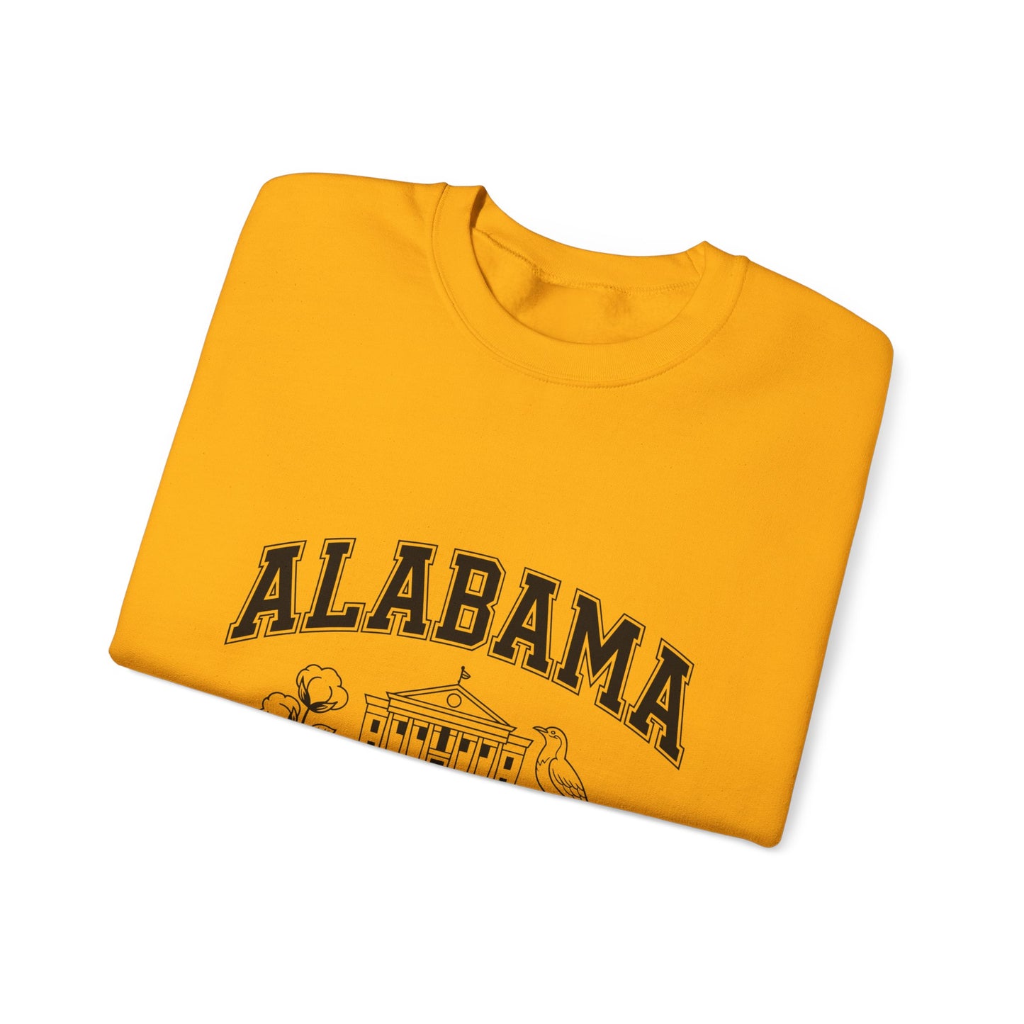 Southern Pride Alabama Crewneck Sweatshirt | Casual Wear, Gift for Alabama Fans, College Apparel, Unisex Sweatshirt, Cozy Outfit
