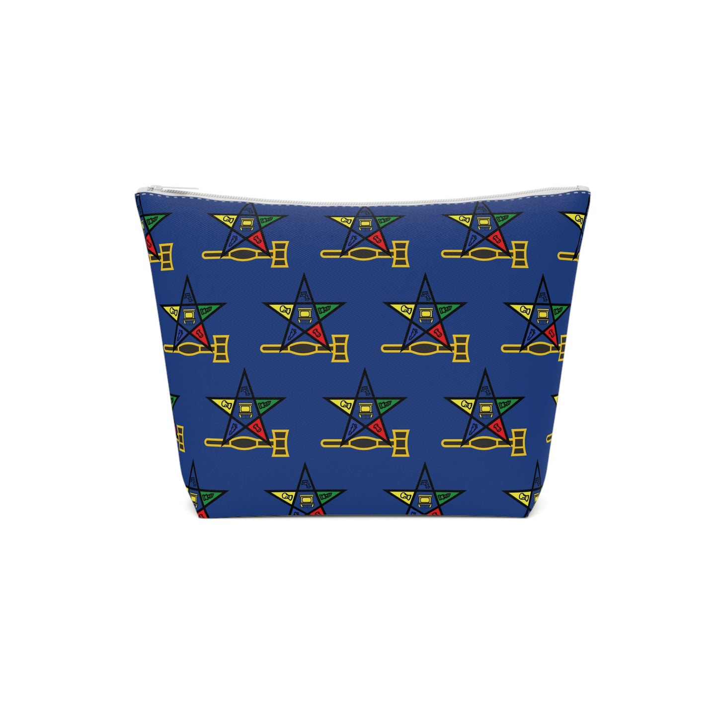 Colorful Makeup Bag with Geometric Design - Perfect Gift for Cosmetologists and Beauty Enthusiasts