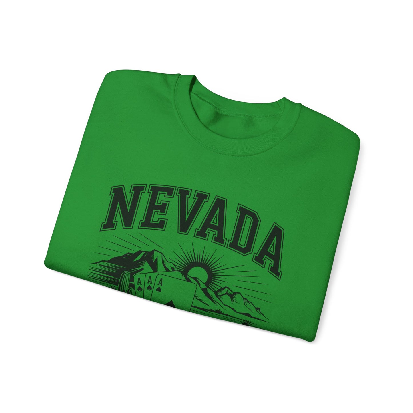 Nevada Graphic Crewneck Sweatshirt, Vintage Style Apparel, Unisex Sweater, Nevada Souvenir, Perfect for Travelers, Gift for Him/Her