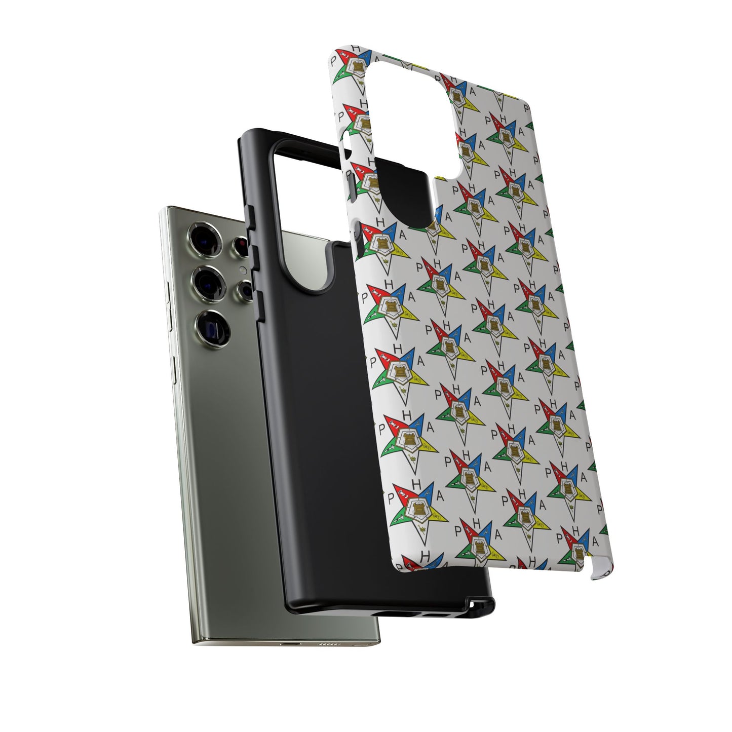 Colorful Phone Case for Tough Cases Lovers, Customizable Phone Accessories, Unique Gift, Durable Phone Cover, Fun Patterned Case