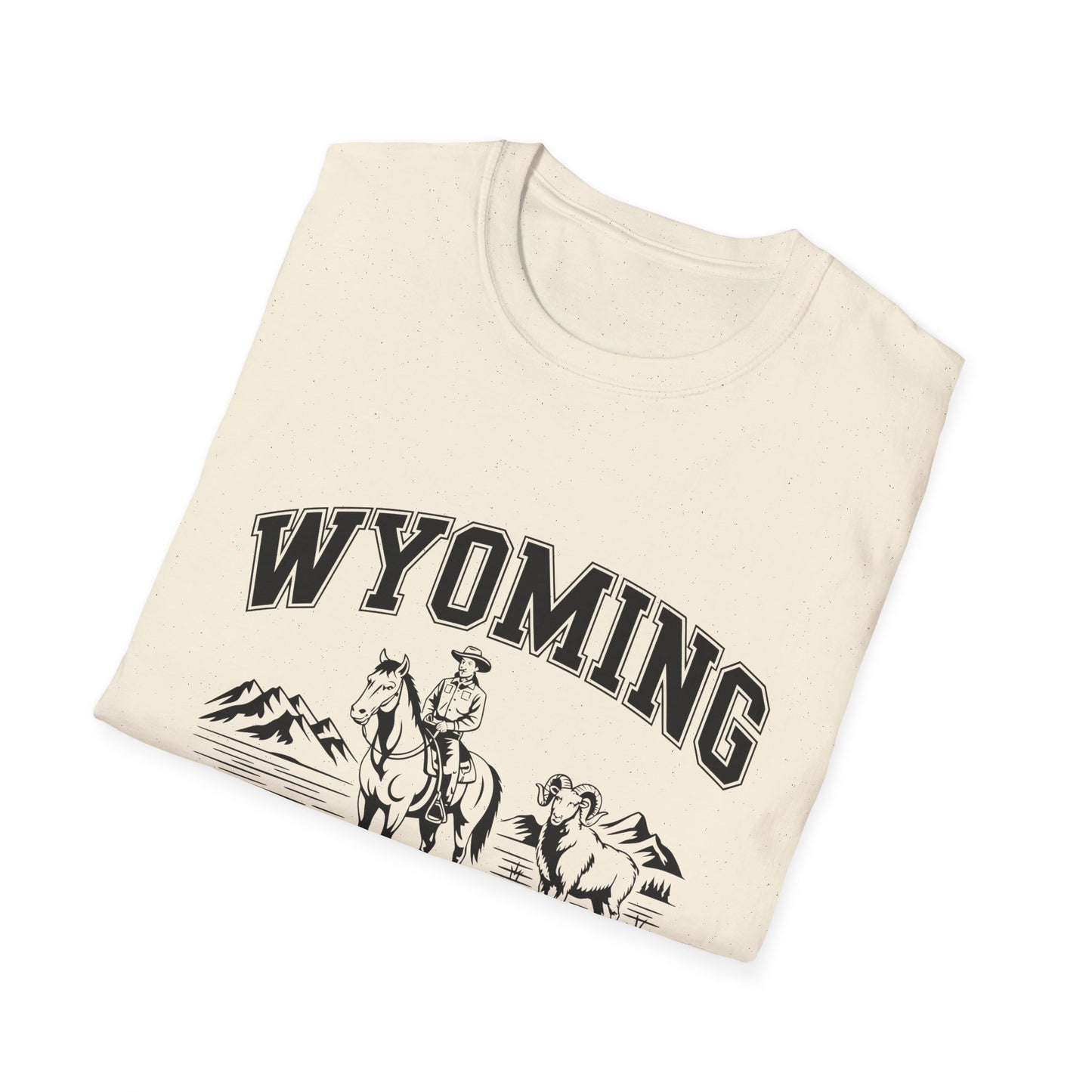 Wyoming Cowboy State T-Shirt | Vintage Western Tee, Gift for Cowboys, Travel Souvenir, Casual Outfit, Americana Style