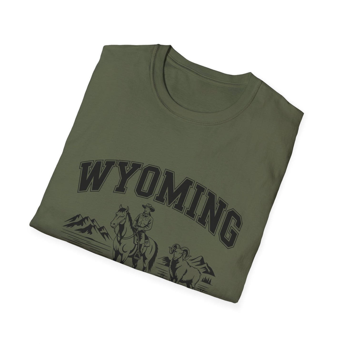 Wyoming Cowboy State T-Shirt | Vintage Western Tee, Gift for Cowboys, Travel Souvenir, Casual Outfit, Americana Style