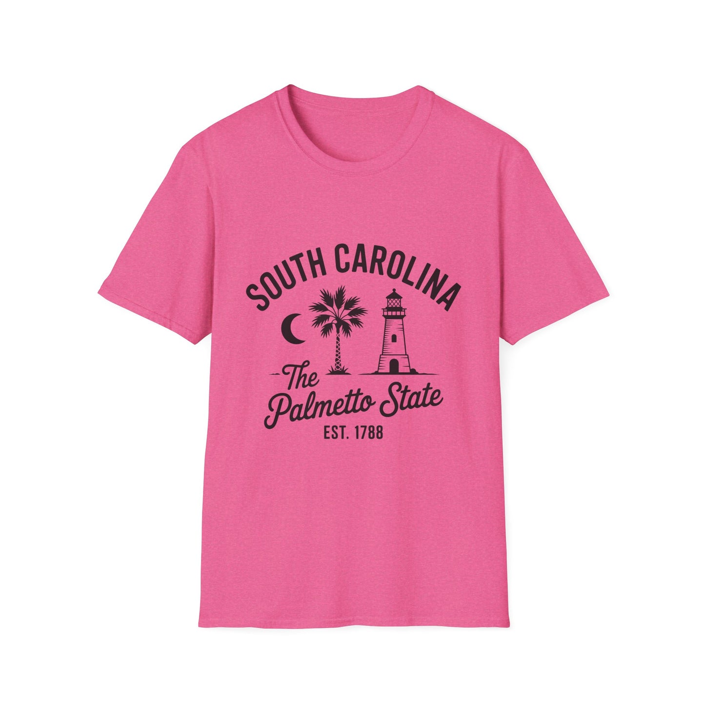 South Carolina Palmetto State T-Shirt, Cool State Pride Tee, Unisex Graphic Shirt, Vacation Souvenir Top, Gifts for Travelers