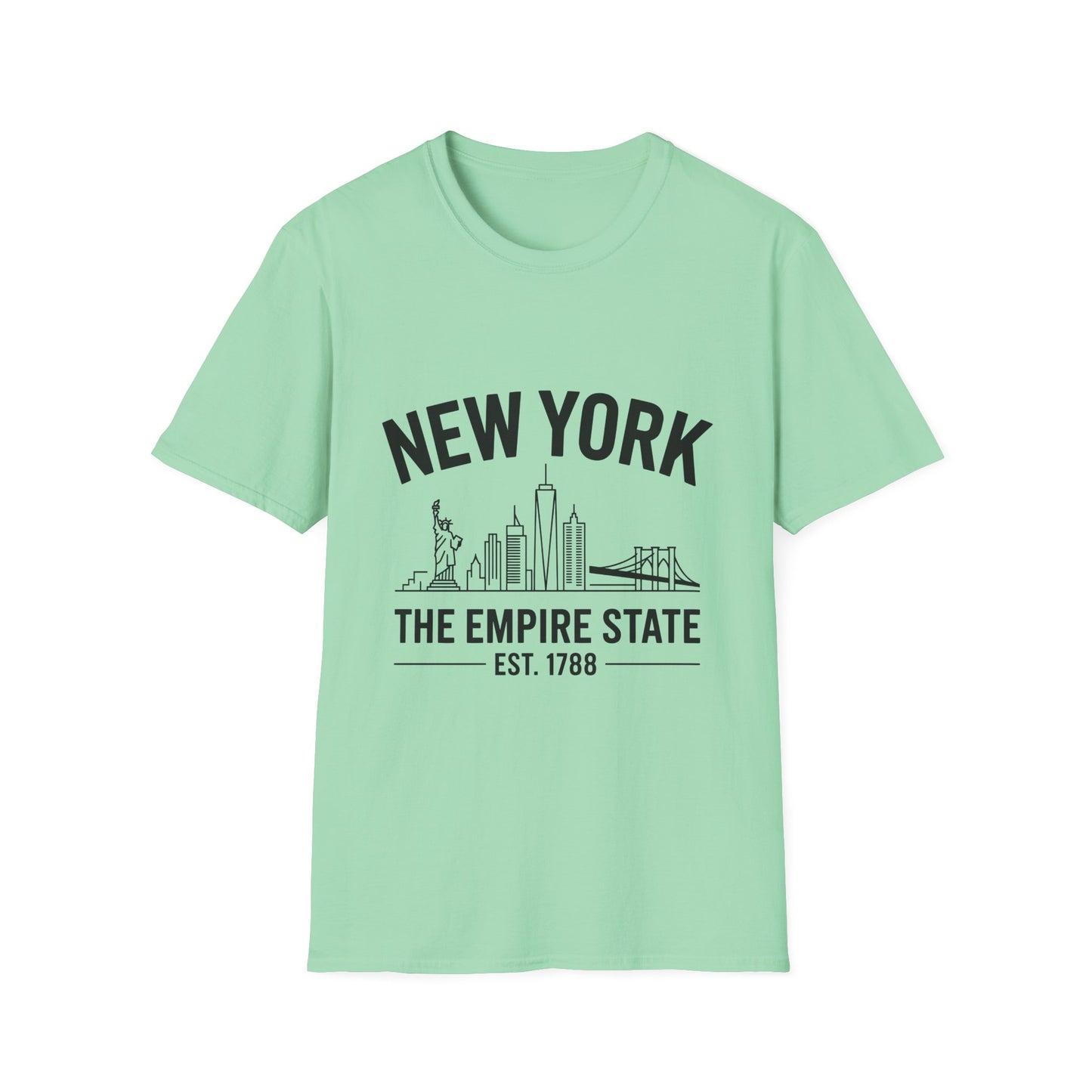 New York Skyline Unisex T-Shirt, NYC Shirt, Empire State Tee, Travel Souvenir, Urban Apparel