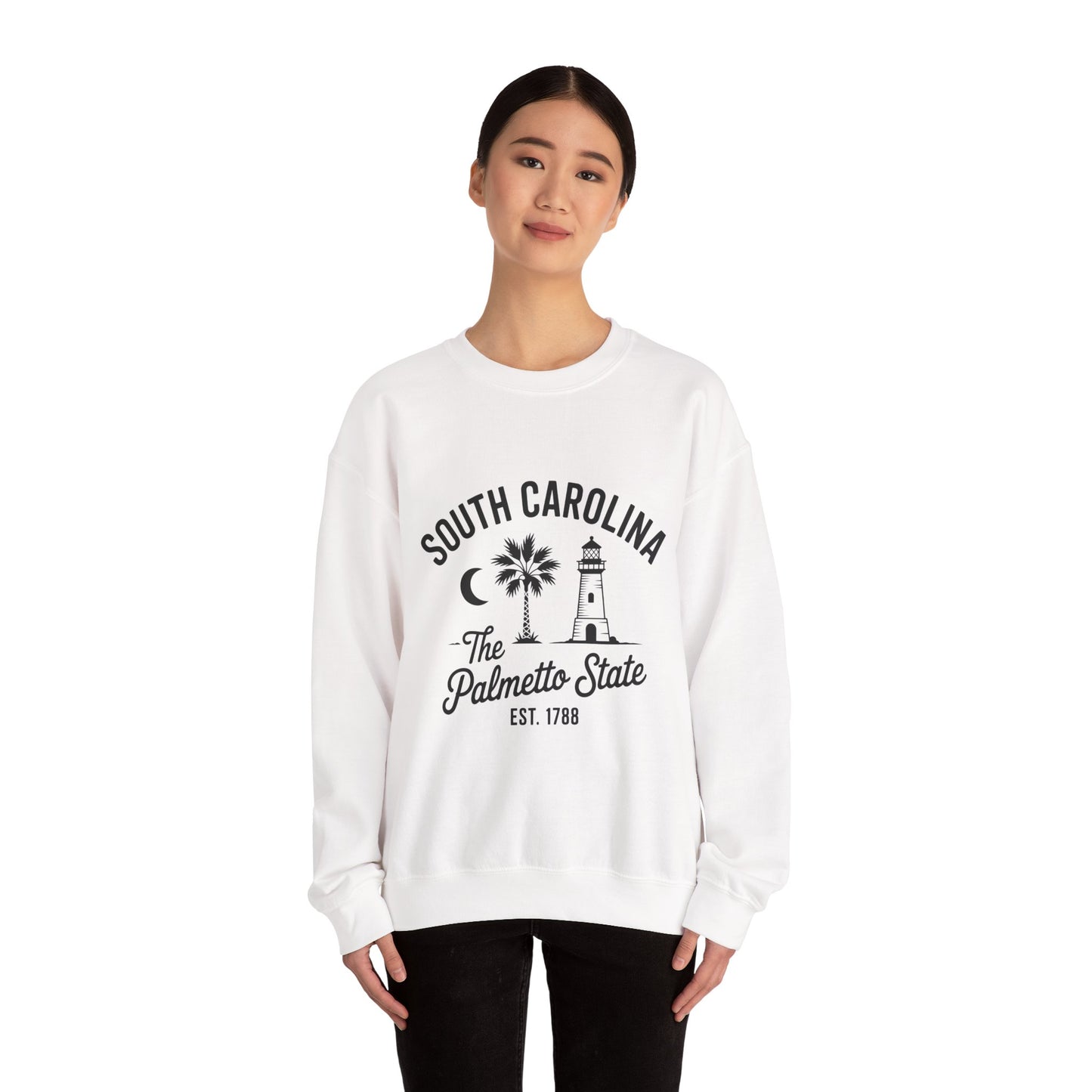 South Carolina Crewneck Sweatshirt | Cozy Unisex Sweatshirt for State Pride, Travel, Gifts, Holidays, Casual Wear