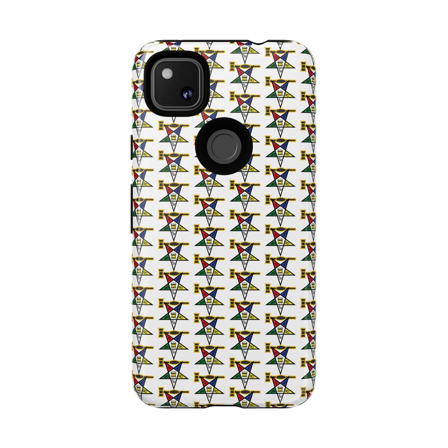 Tough Cases iPhone Case, Colorful Geometric Phone Cover, Unique Gift for Tech Lovers, Durable Phone Accessories, Trendy Phone Protector