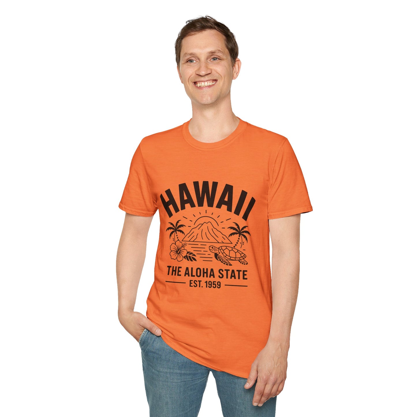 Hawaii Themed Unisex T-Shirt, Casual Summer Tee, Travel Souvenir, Beachwear, Gift for Aloha Lovers