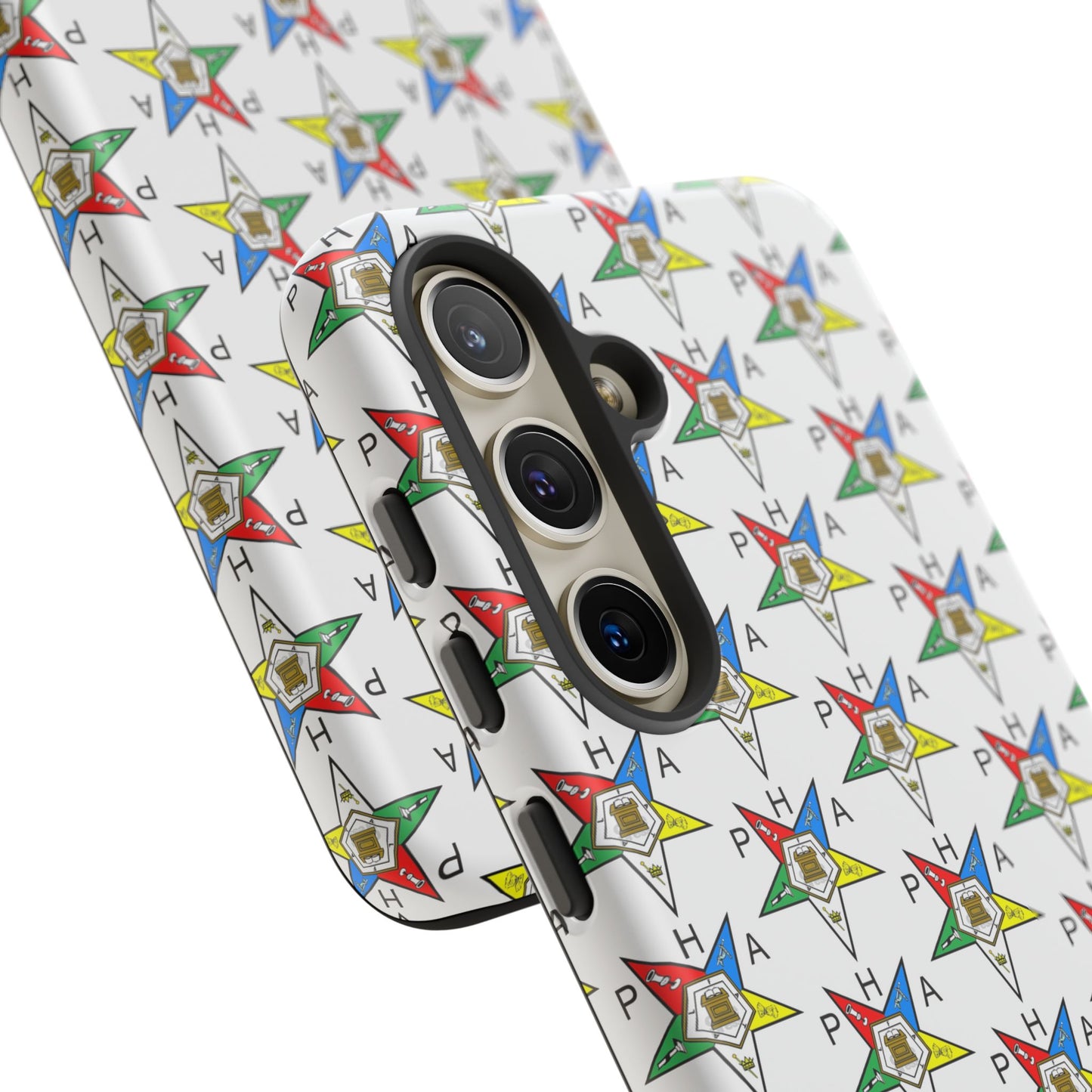 Colorful Phone Case for Tough Cases Lovers, Customizable Phone Accessories, Unique Gift, Durable Phone Cover, Fun Patterned Case
