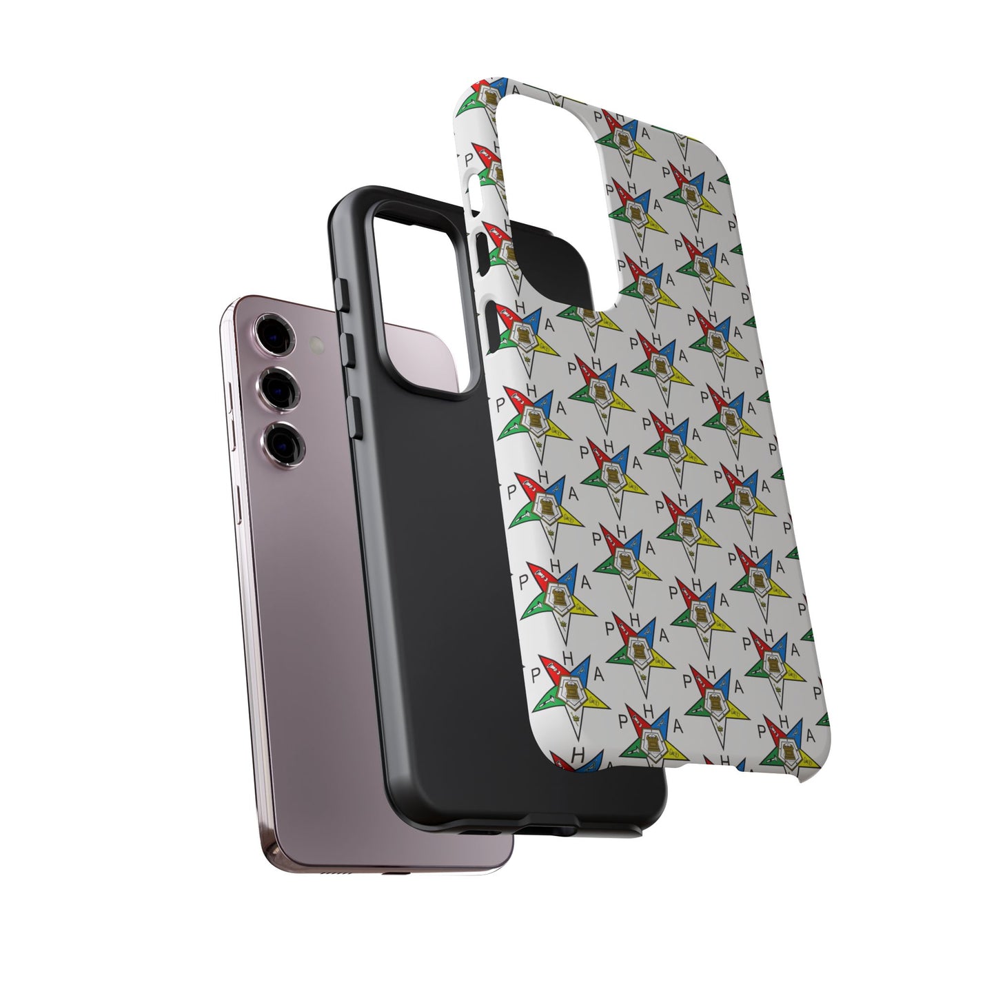 Colorful Phone Case for Tough Cases Lovers, Customizable Phone Accessories, Unique Gift, Durable Phone Cover, Fun Patterned Case