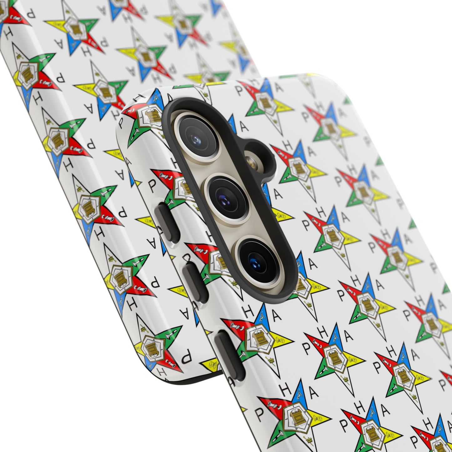 Colorful Phone Case for Tough Cases Lovers, Customizable Phone Accessories, Unique Gift, Durable Phone Cover, Fun Patterned Case