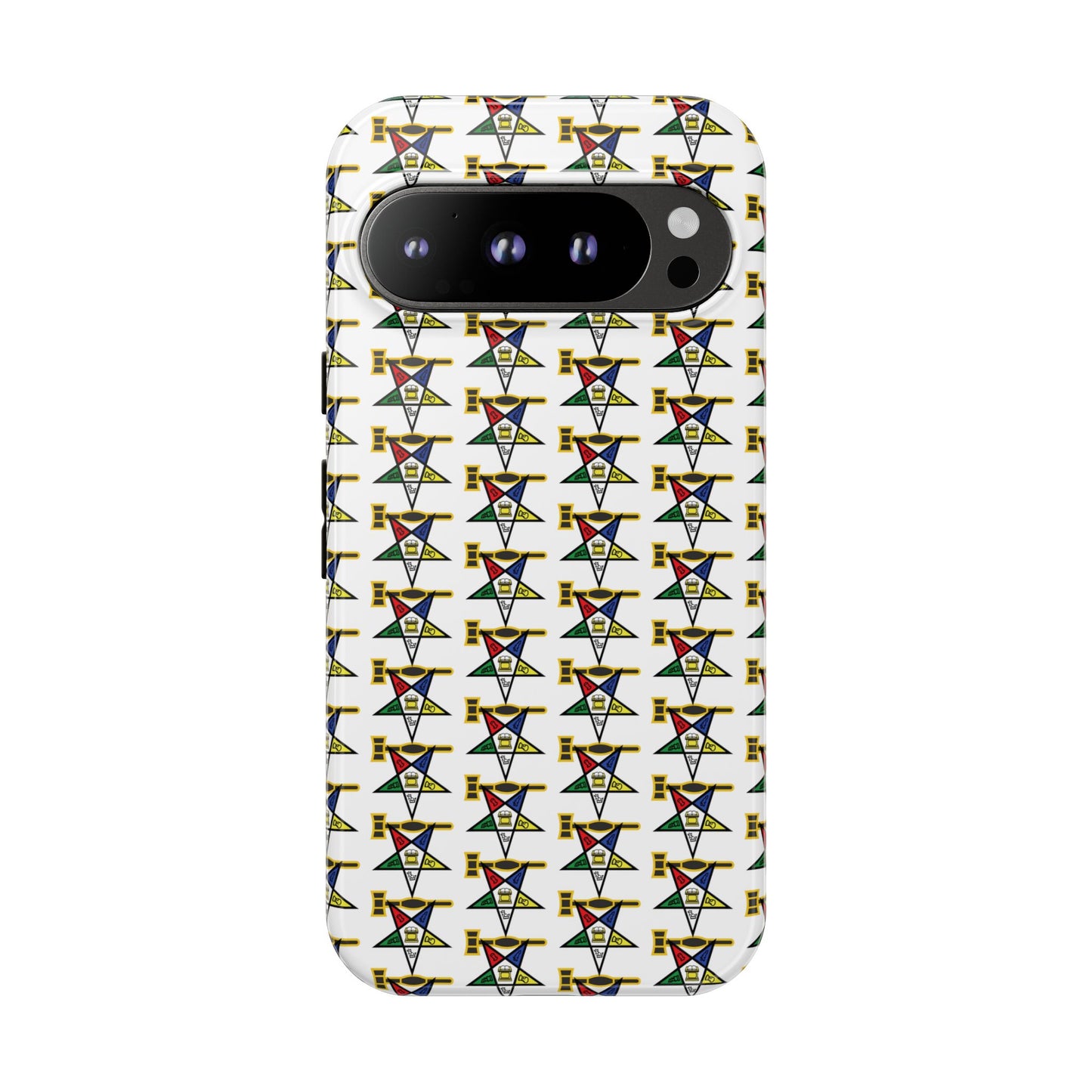 Tough Cases iPhone Case, Colorful Geometric Phone Cover, Unique Gift for Tech Lovers, Durable Phone Accessories, Trendy Phone Protector