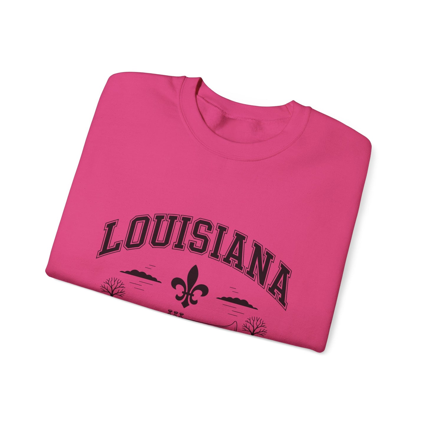 Louisiana Pelican State Sweatshirt, Unisex Crewneck, Cozy Gift for Birthdays, Travel Souvenir, Casual Style for All Occasions