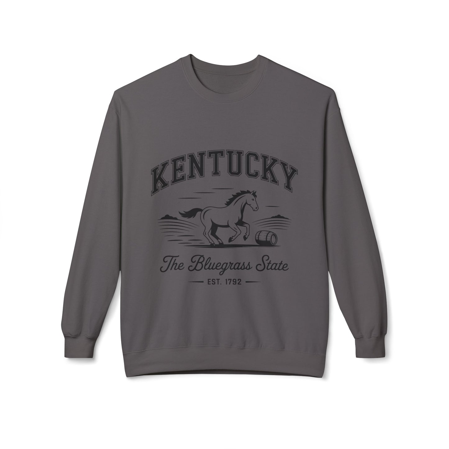 Kentucky Vintage Fleece Sweatshirt, Cozy Crewneck for Fans, Perfect for Gifts, Warm Fall Layer, Kentucky Pride Apparel