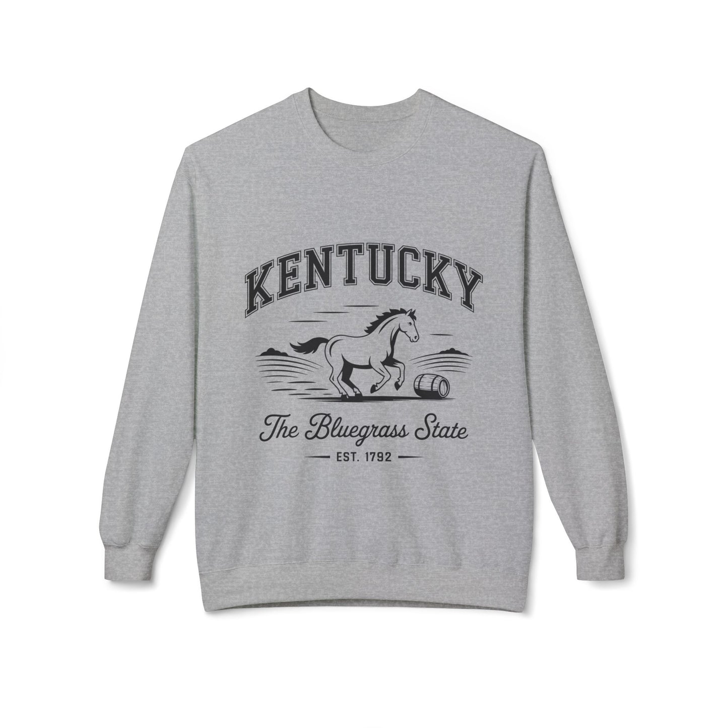 Kentucky Vintage Fleece Sweatshirt, Cozy Crewneck for Fans, Perfect for Gifts, Warm Fall Layer, Kentucky Pride Apparel