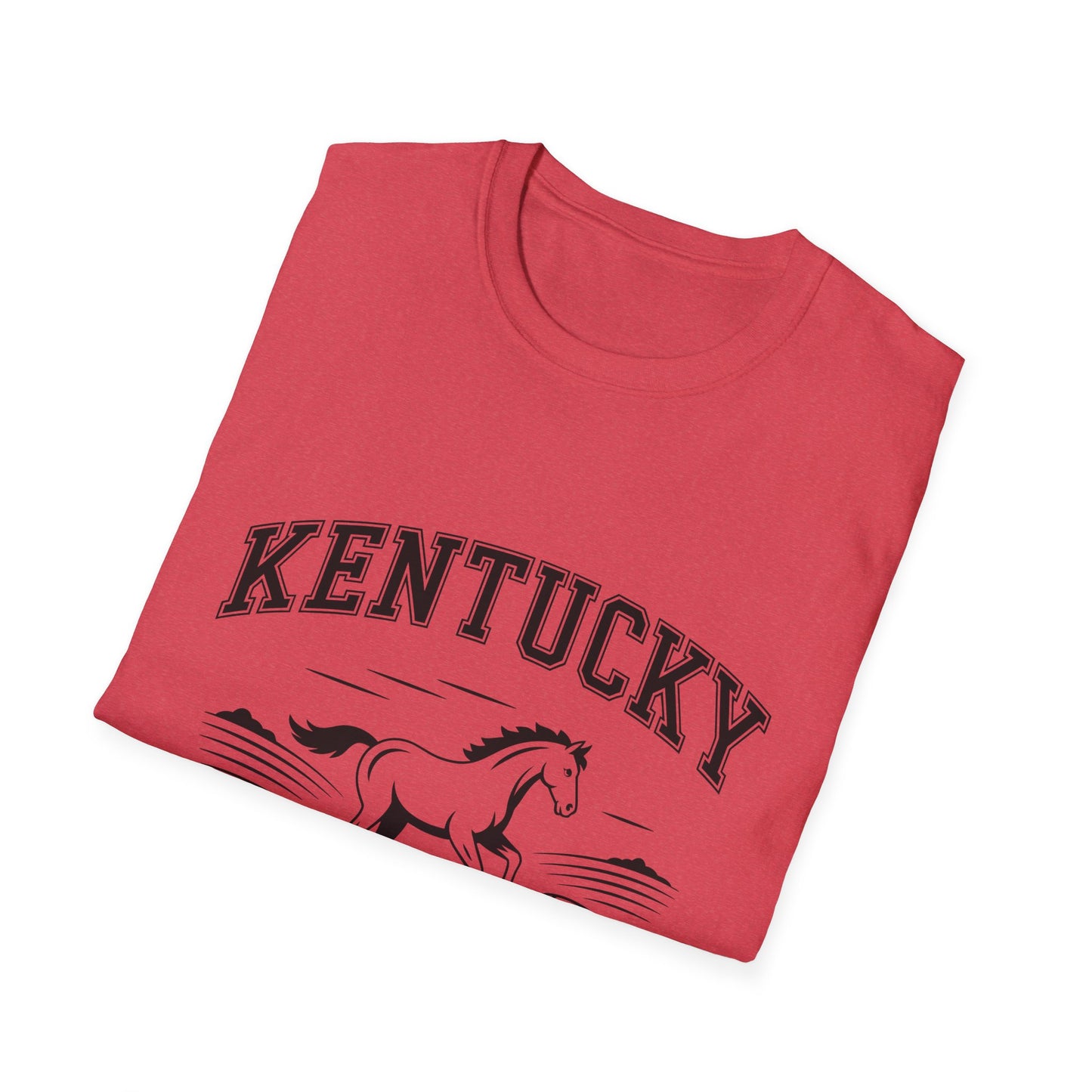 Kentucky Bluegrass State Unisex Softstyle T-Shirt, Casual Tee, Souvenir Apparel, Gift for Travelers, Vintage Graphic Tee