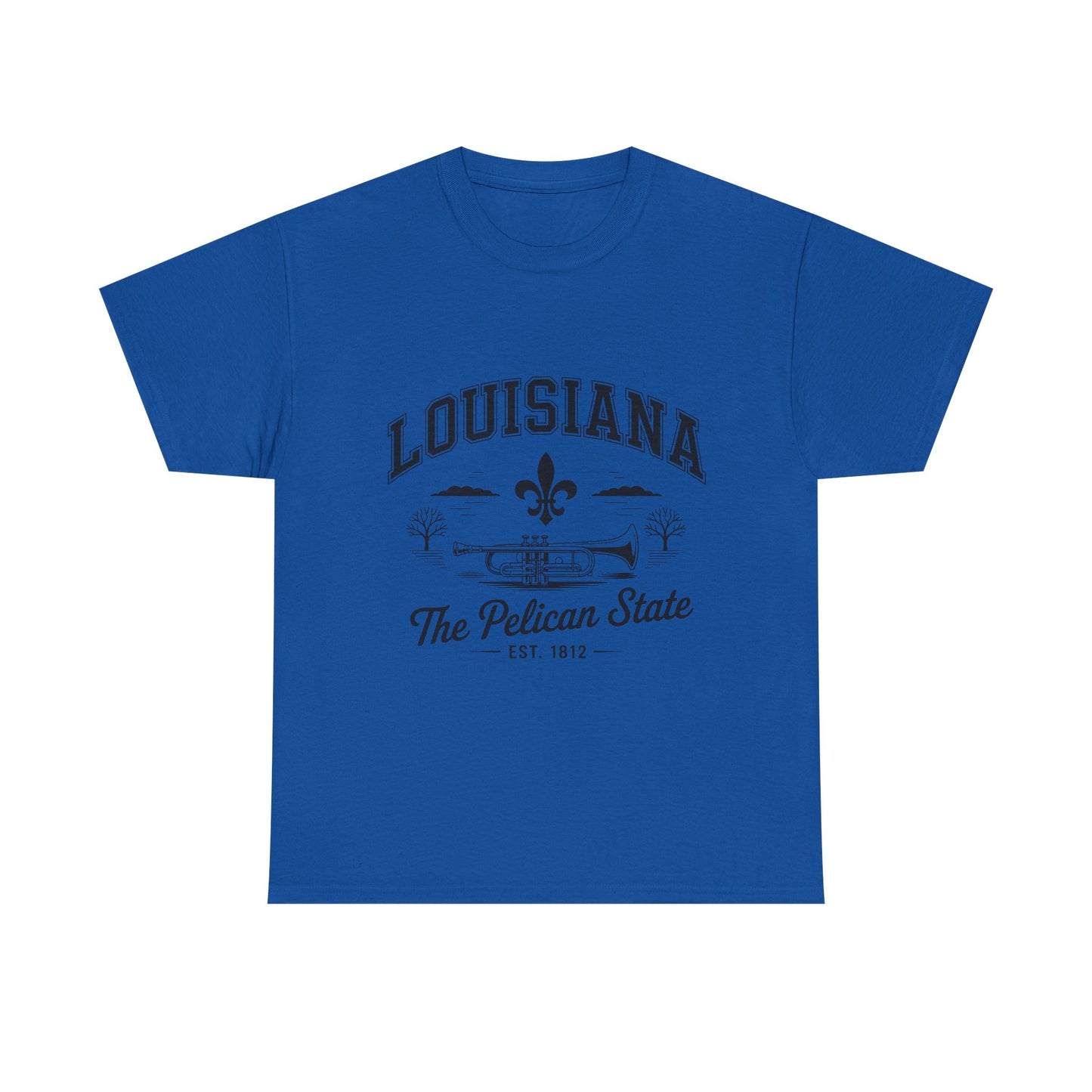 Louisiana State Pride Tee, Unisex Heavy Cotton T-Shirt, Perfect for Souvenir, Gift, Louisiana Lover, Home State Shirt