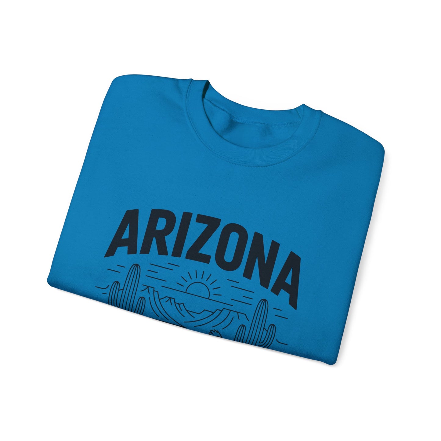 Arizona Crewneck Sweatshirt | Vintage State Apparel, Gift for Travelers, Southwest Style, Unisex Fashion, Cozy Outfit