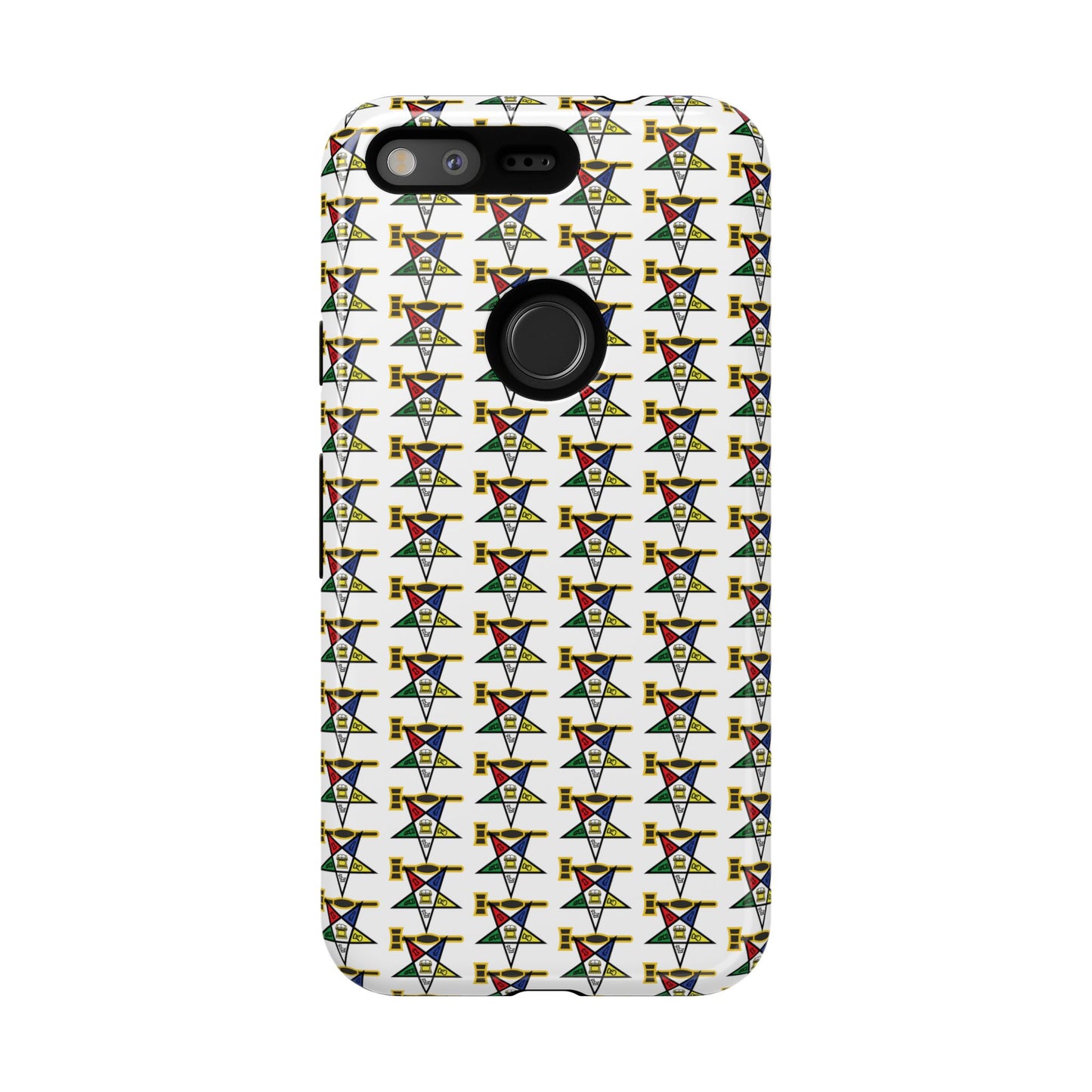 Tough Cases iPhone Case, Colorful Geometric Phone Cover, Unique Gift for Tech Lovers, Durable Phone Accessories, Trendy Phone Protector