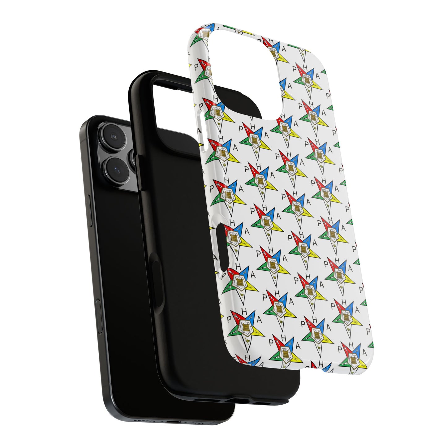 Colorful Phone Case for Tough Cases Lovers, Customizable Phone Accessories, Unique Gift, Durable Phone Cover, Fun Patterned Case