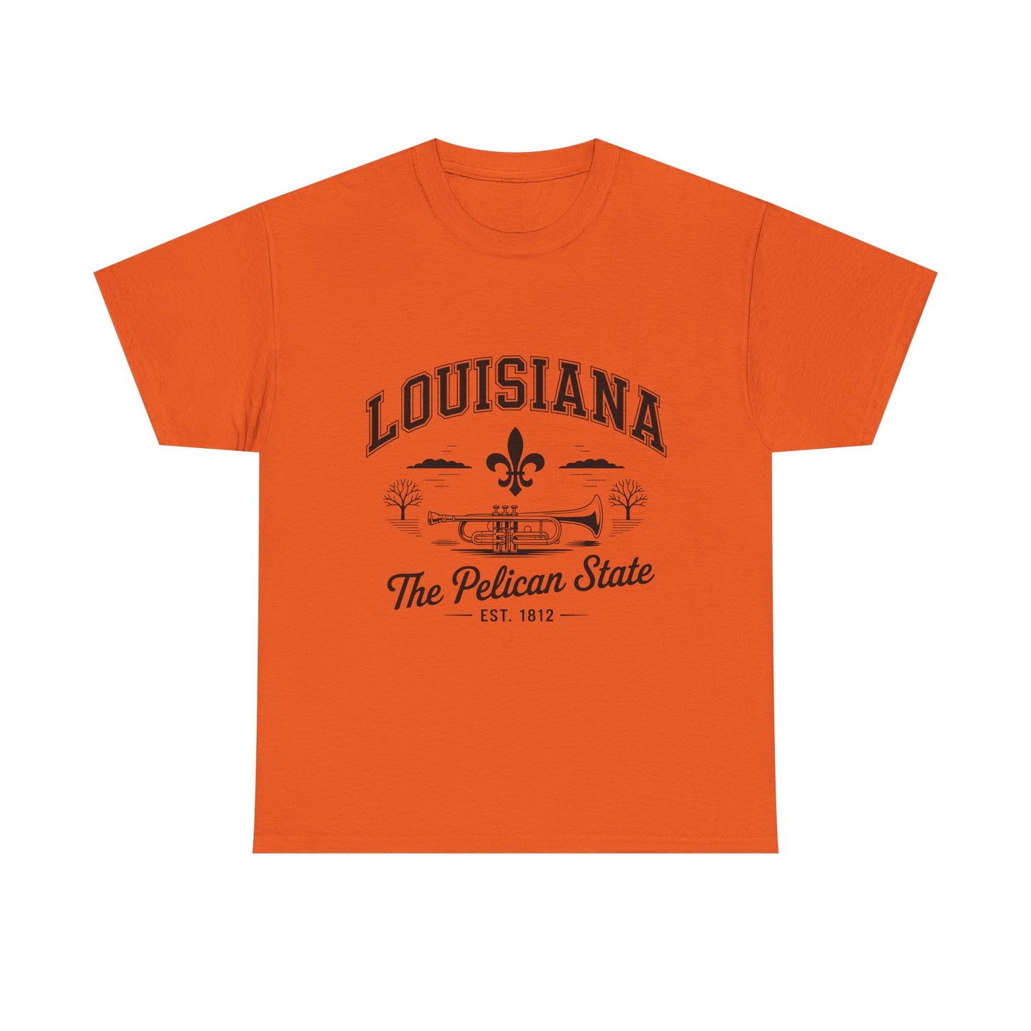 Louisiana State Pride Tee, Unisex Heavy Cotton T-Shirt, Perfect for Souvenir, Gift, Louisiana Lover, Home State Shirt