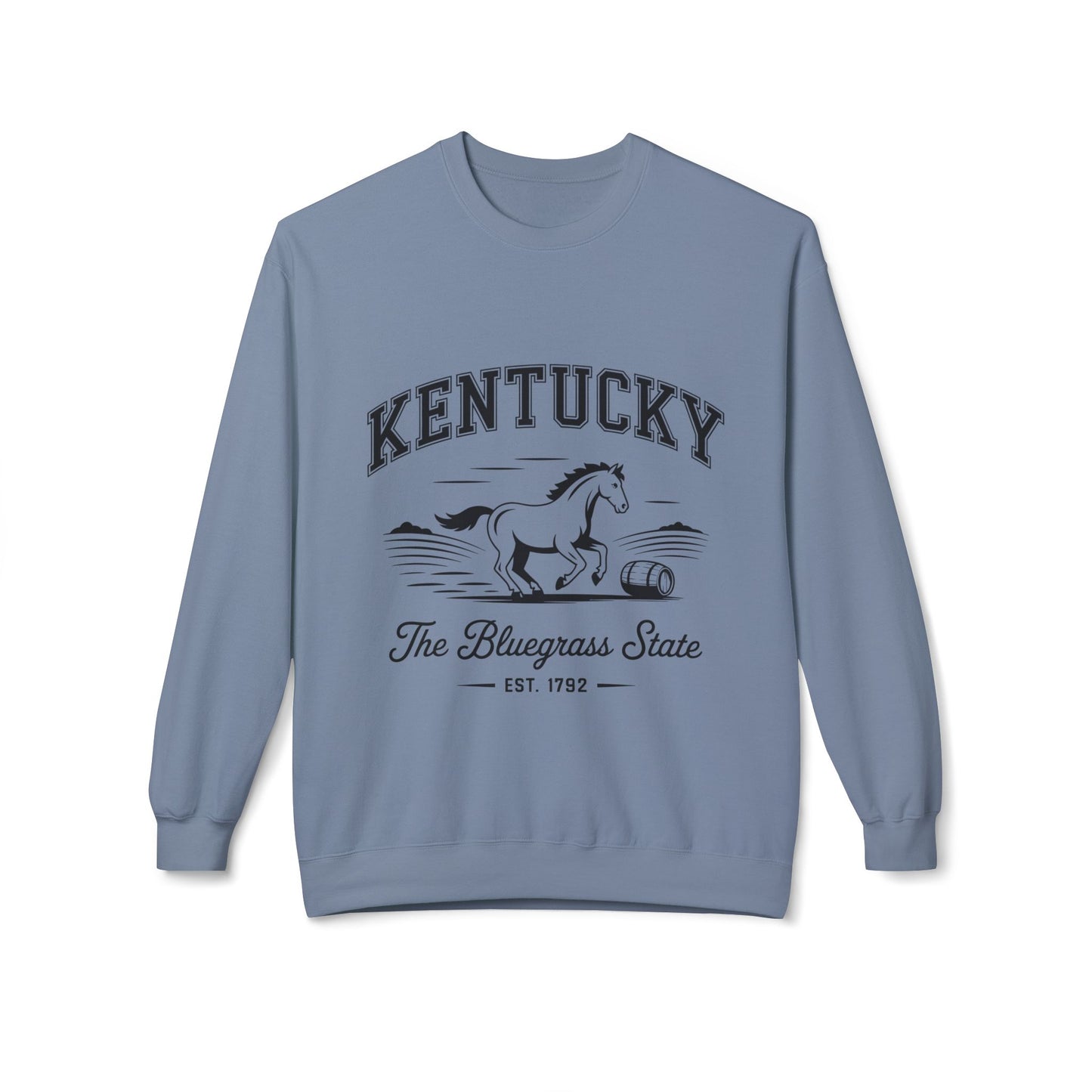 Kentucky Vintage Fleece Sweatshirt, Cozy Crewneck for Fans, Perfect for Gifts, Warm Fall Layer, Kentucky Pride Apparel