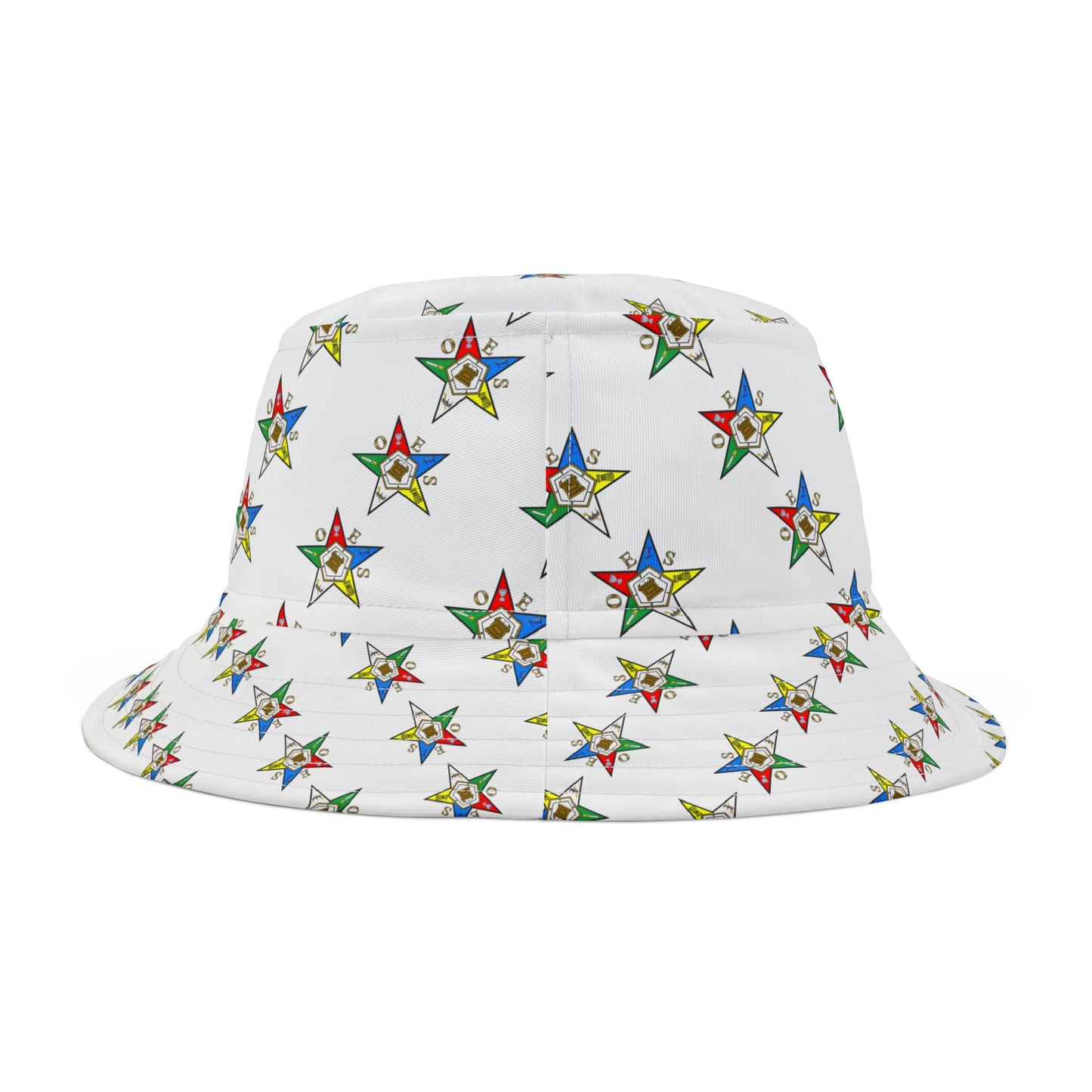 Colorful Star Pattern Bucket Hat, Summer Hat, Festival Accessory, Beach Wear, Gift for Him & Her, Fashion Headwear