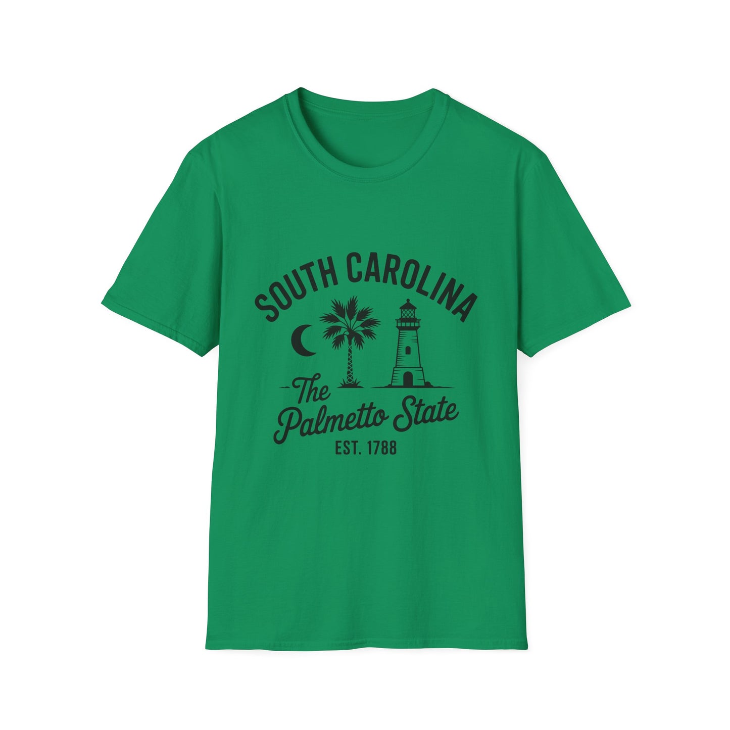 South Carolina Palmetto State T-Shirt, Cool State Pride Tee, Unisex Graphic Shirt, Vacation Souvenir Top, Gifts for Travelers