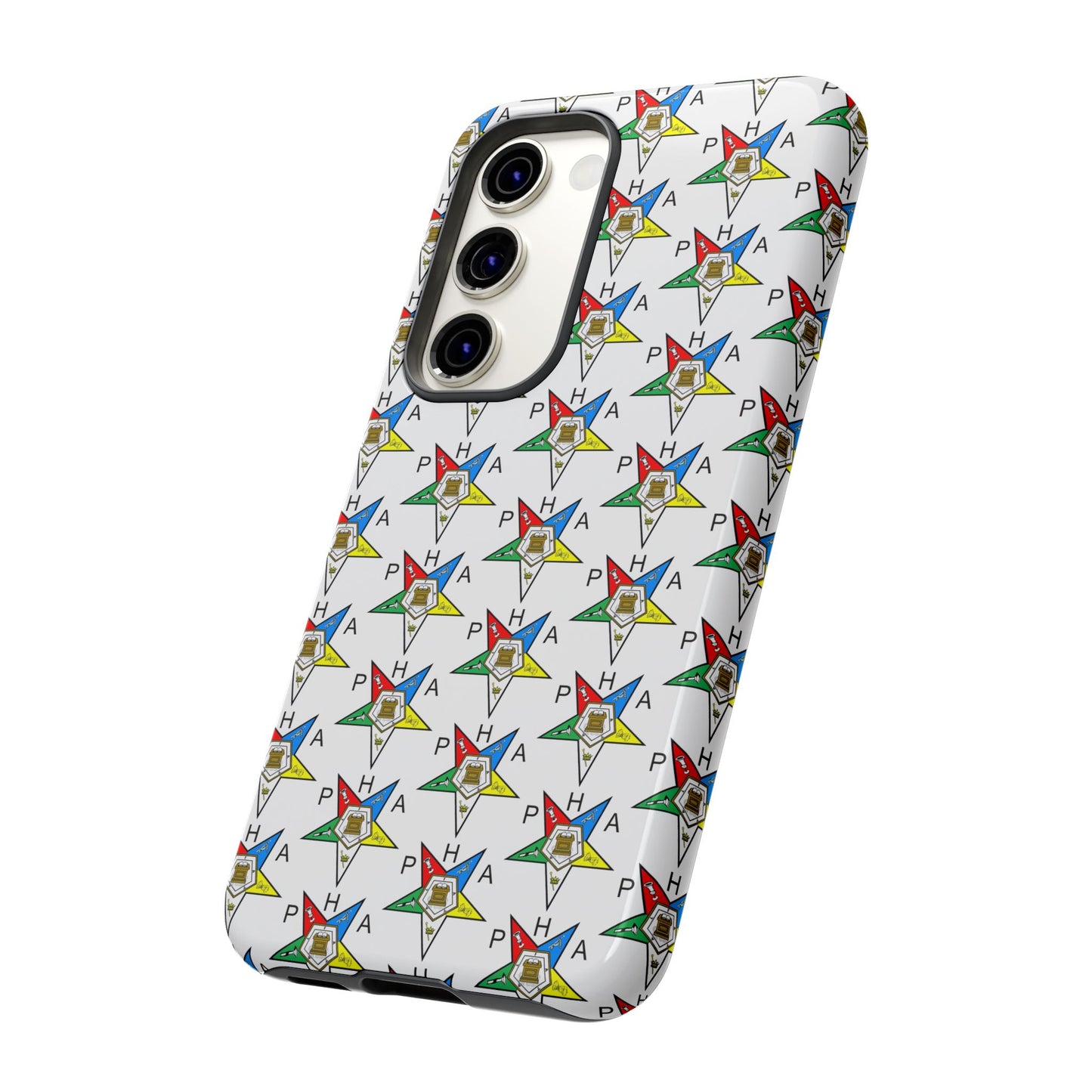 Colorful Phone Case for Tough Cases Lovers, Customizable Phone Accessories, Unique Gift, Durable Phone Cover, Fun Patterned Case