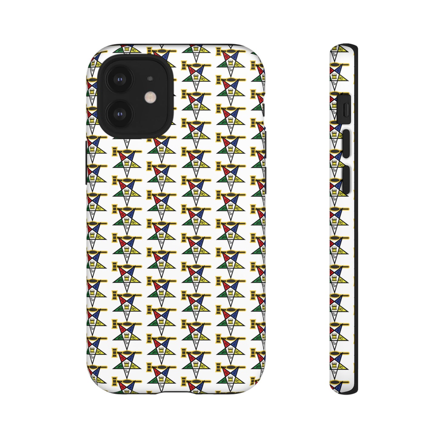Tough Cases iPhone Case, Colorful Geometric Phone Cover, Unique Gift for Tech Lovers, Durable Phone Accessories, Trendy Phone Protector