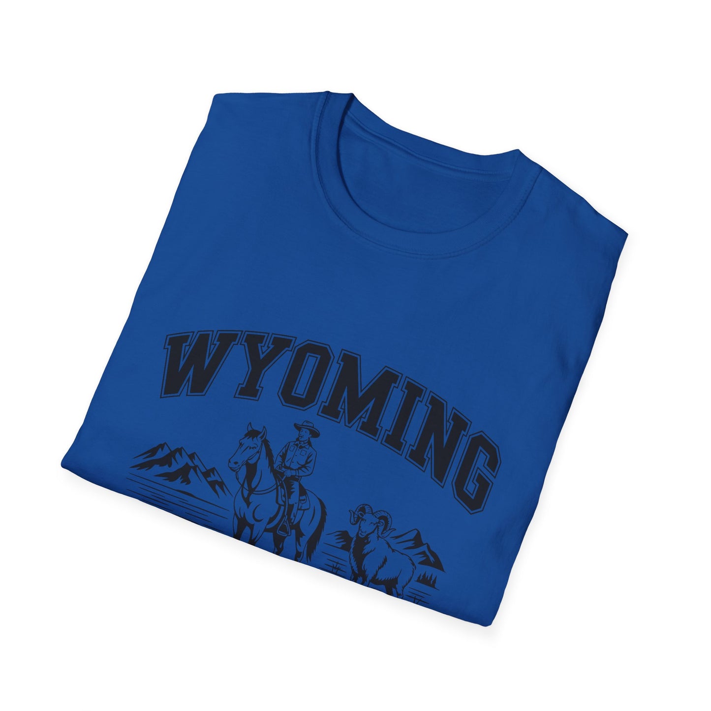 Wyoming Cowboy State T-Shirt | Vintage Western Tee, Gift for Cowboys, Travel Souvenir, Casual Outfit, Americana Style