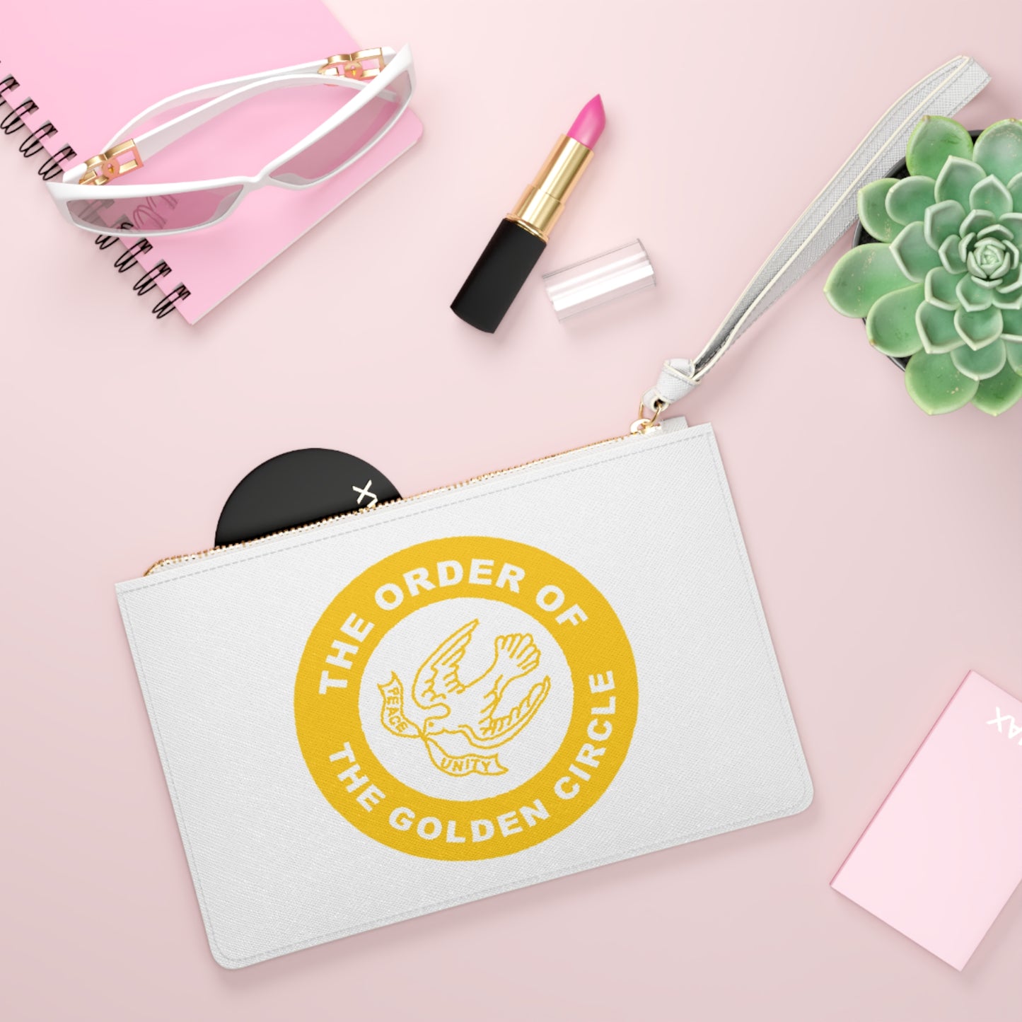 Golden Circle Clutch Bag