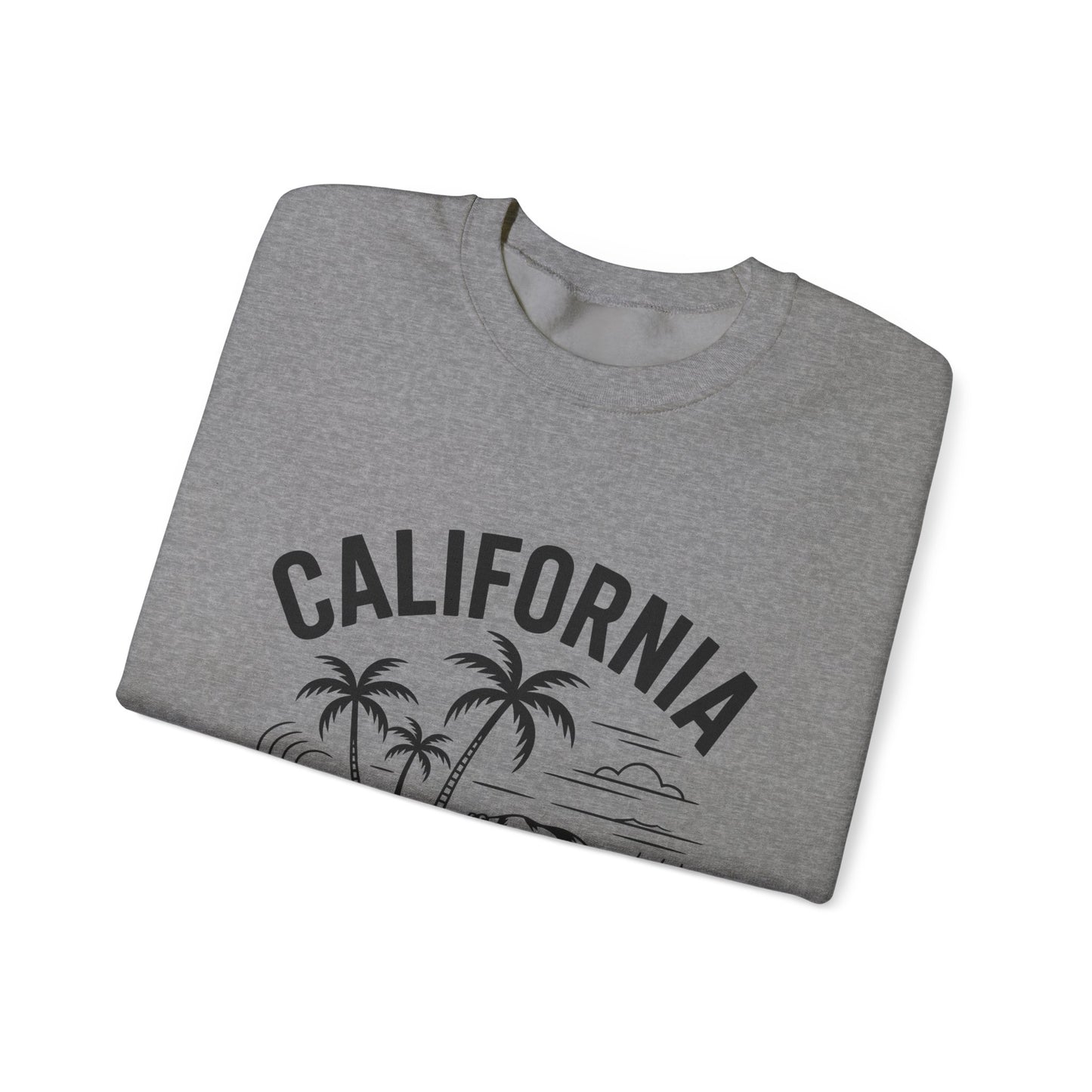 California Crewneck Sweatshirt, Cozy California Sweatshirt, Unisex Crewneck, Retro Gift, Casual Wear, Gift for Travel Lovers