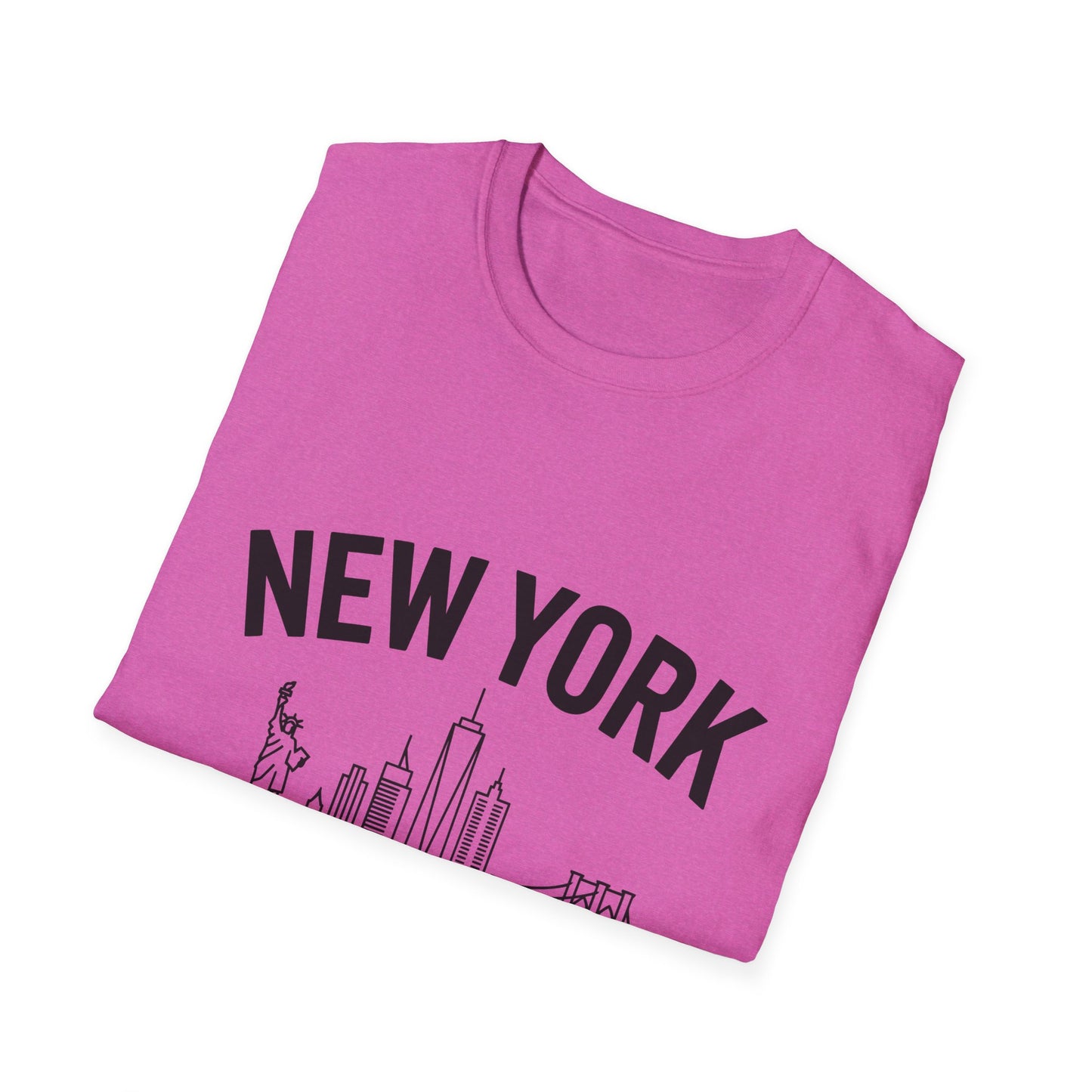 New York Skyline Unisex T-Shirt, NYC Shirt, Empire State Tee, Travel Souvenir, Urban Apparel