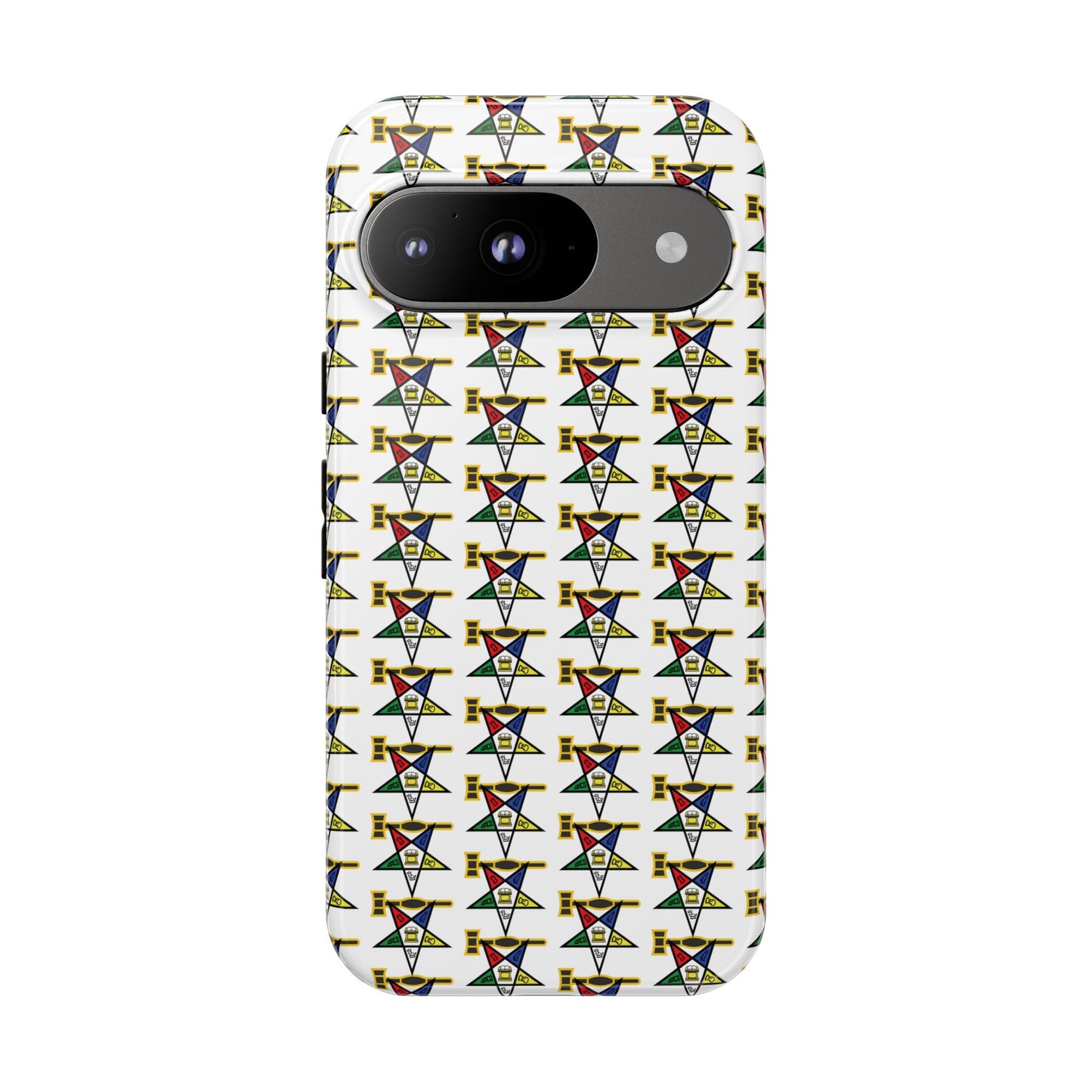 Tough Cases iPhone Case, Colorful Geometric Phone Cover, Unique Gift for Tech Lovers, Durable Phone Accessories, Trendy Phone Protector