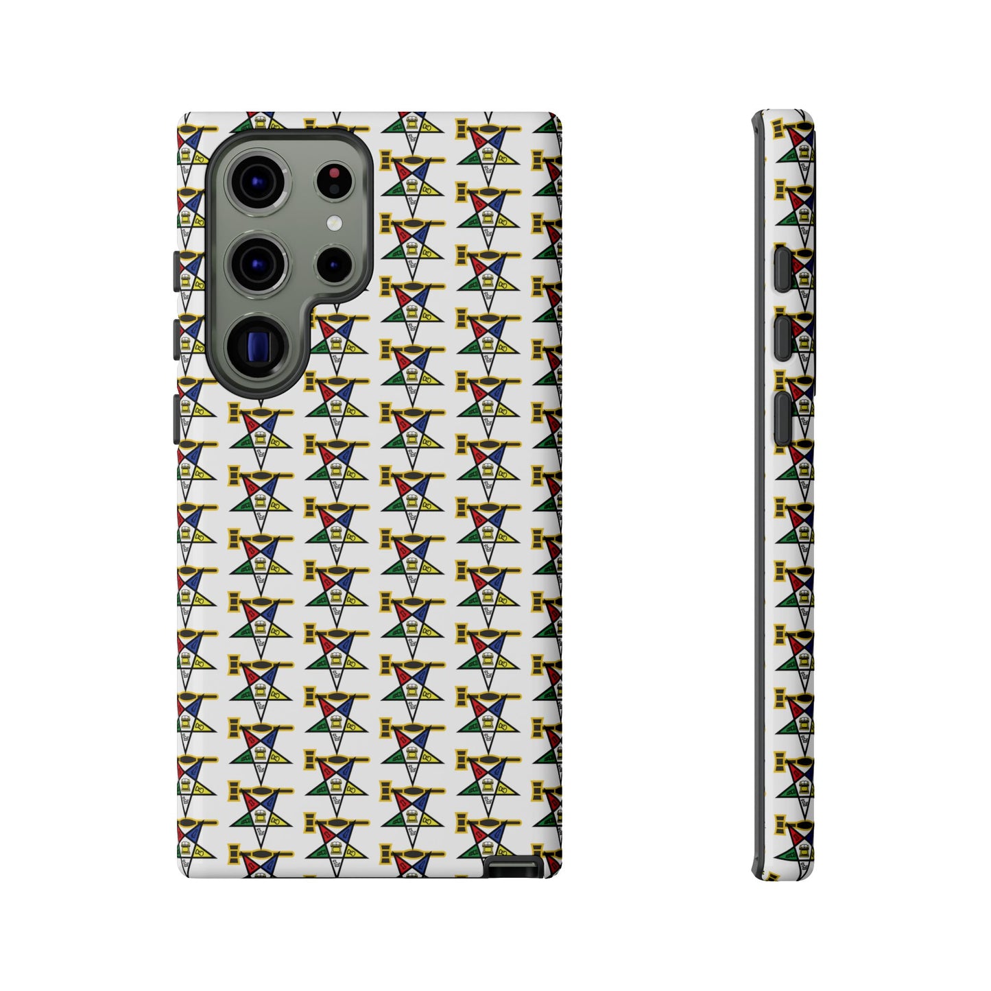 Tough Cases iPhone Case, Colorful Geometric Phone Cover, Unique Gift for Tech Lovers, Durable Phone Accessories, Trendy Phone Protector