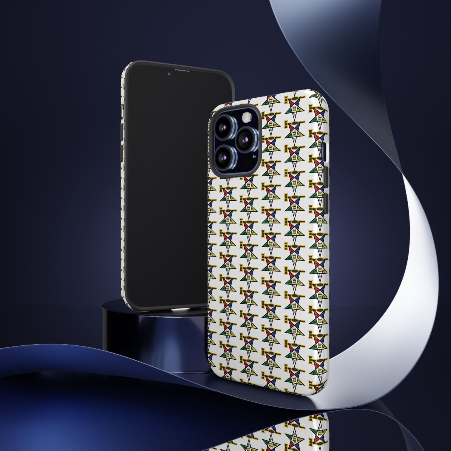 Tough Cases iPhone Case, Colorful Geometric Phone Cover, Unique Gift for Tech Lovers, Durable Phone Accessories, Trendy Phone Protector