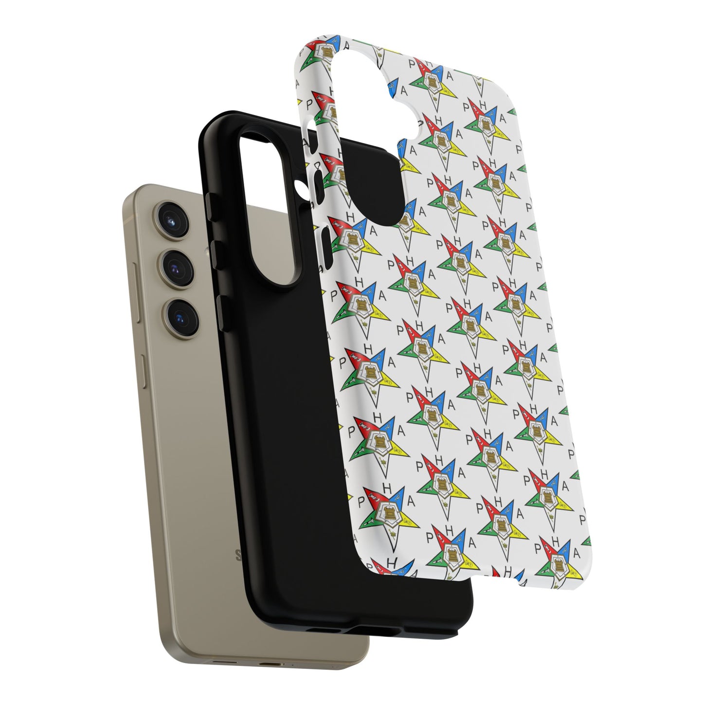 Colorful Phone Case for Tough Cases Lovers, Customizable Phone Accessories, Unique Gift, Durable Phone Cover, Fun Patterned Case