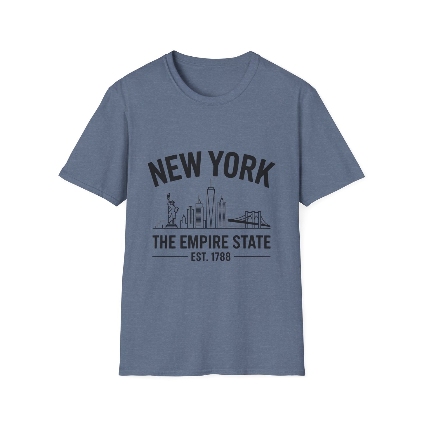 New York Skyline Unisex T-Shirt, NYC Shirt, Empire State Tee, Travel Souvenir, Urban Apparel