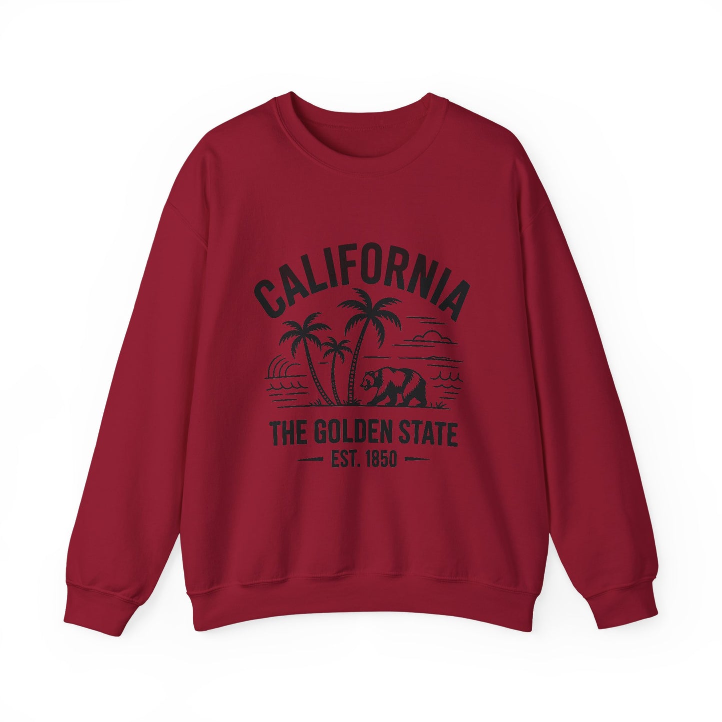California Crewneck Sweatshirt, Cozy California Sweatshirt, Unisex Crewneck, Retro Gift, Casual Wear, Gift for Travel Lovers