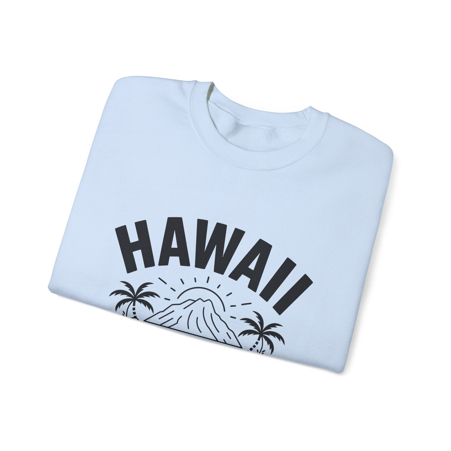 Hawaii Aloha Crewneck Sweatshirt, Beach Vibes, Vacation Apparel, Casual Style, Gift for Travelers, Summer Fashion, Cozy Wear