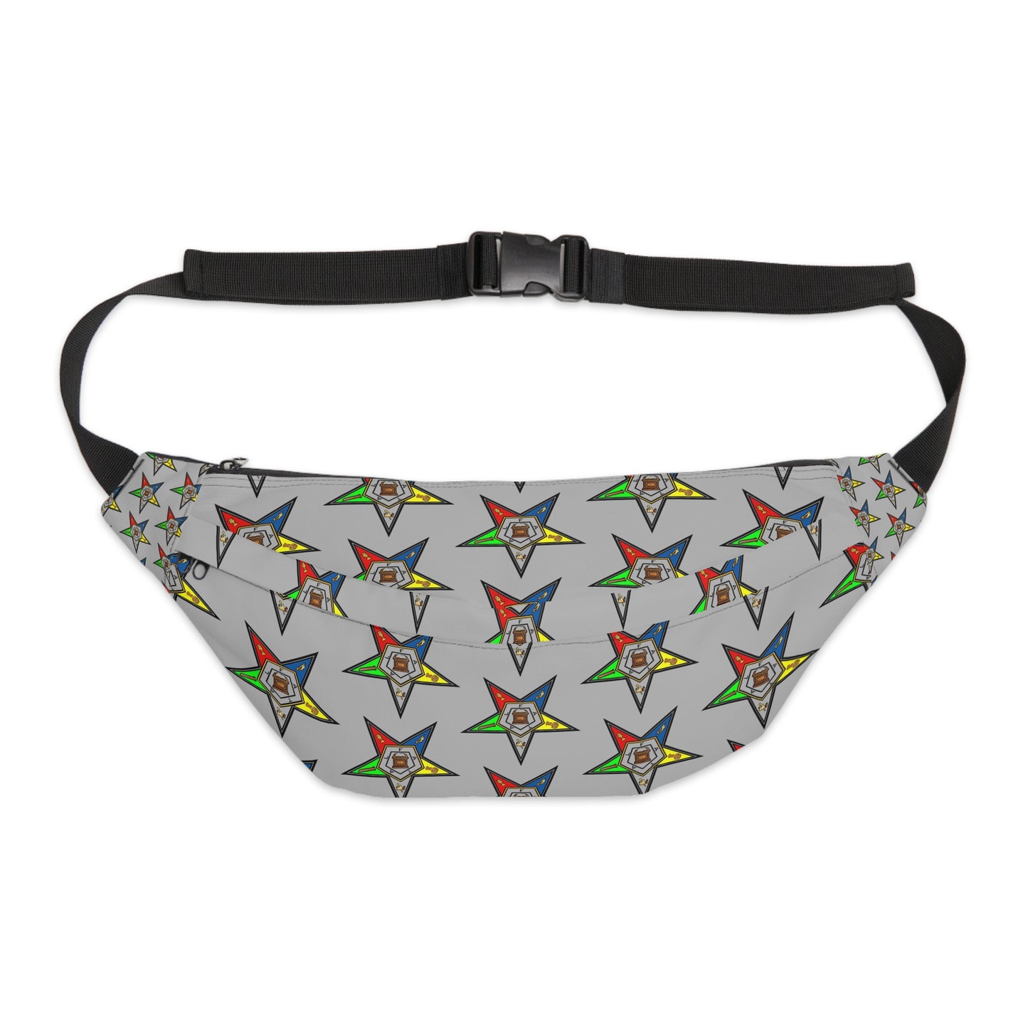 Large Fanny Pack with Colorful Star Design, Trendy Waist Bag for Festivals, Travel, and Outdoor Adventures, Stylish Gift Idea