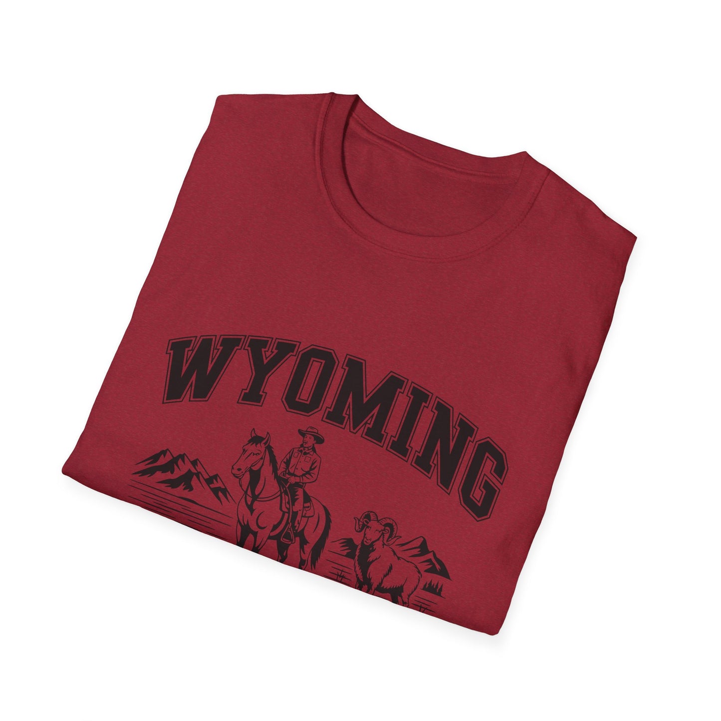 Wyoming Cowboy State T-Shirt | Vintage Western Tee, Gift for Cowboys, Travel Souvenir, Casual Outfit, Americana Style